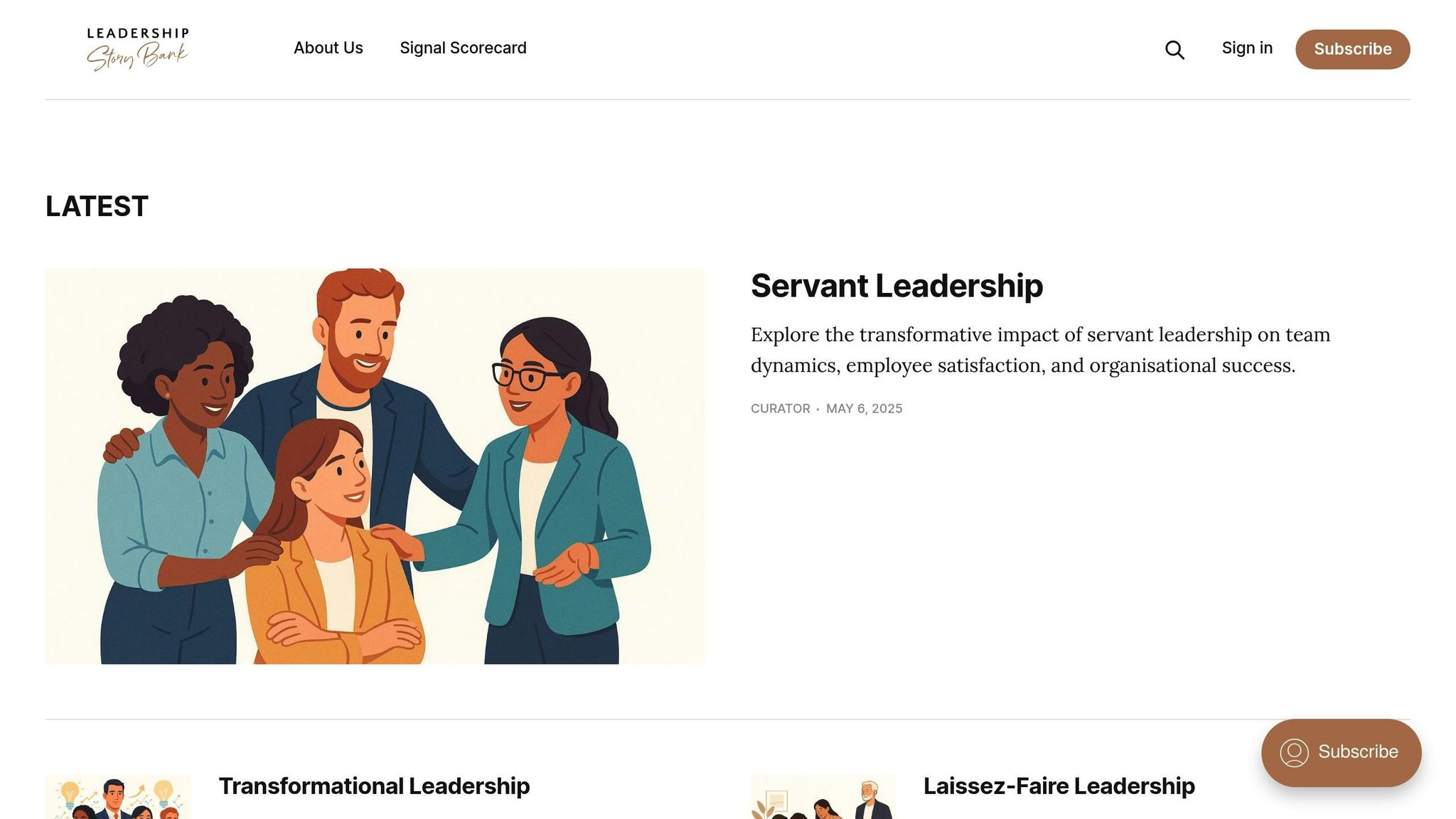 Leadership Story Bank
