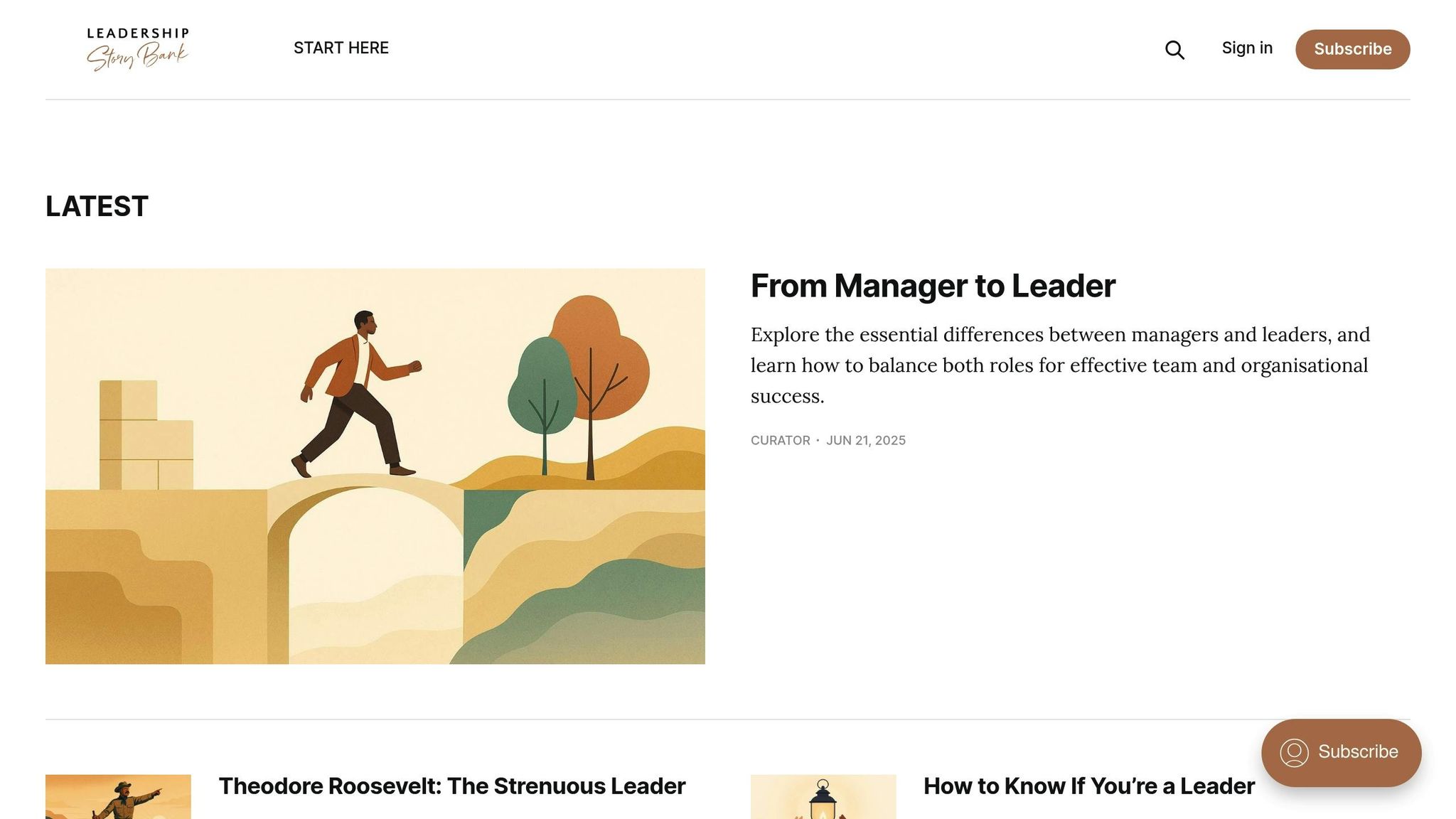 Leadership Story Bank