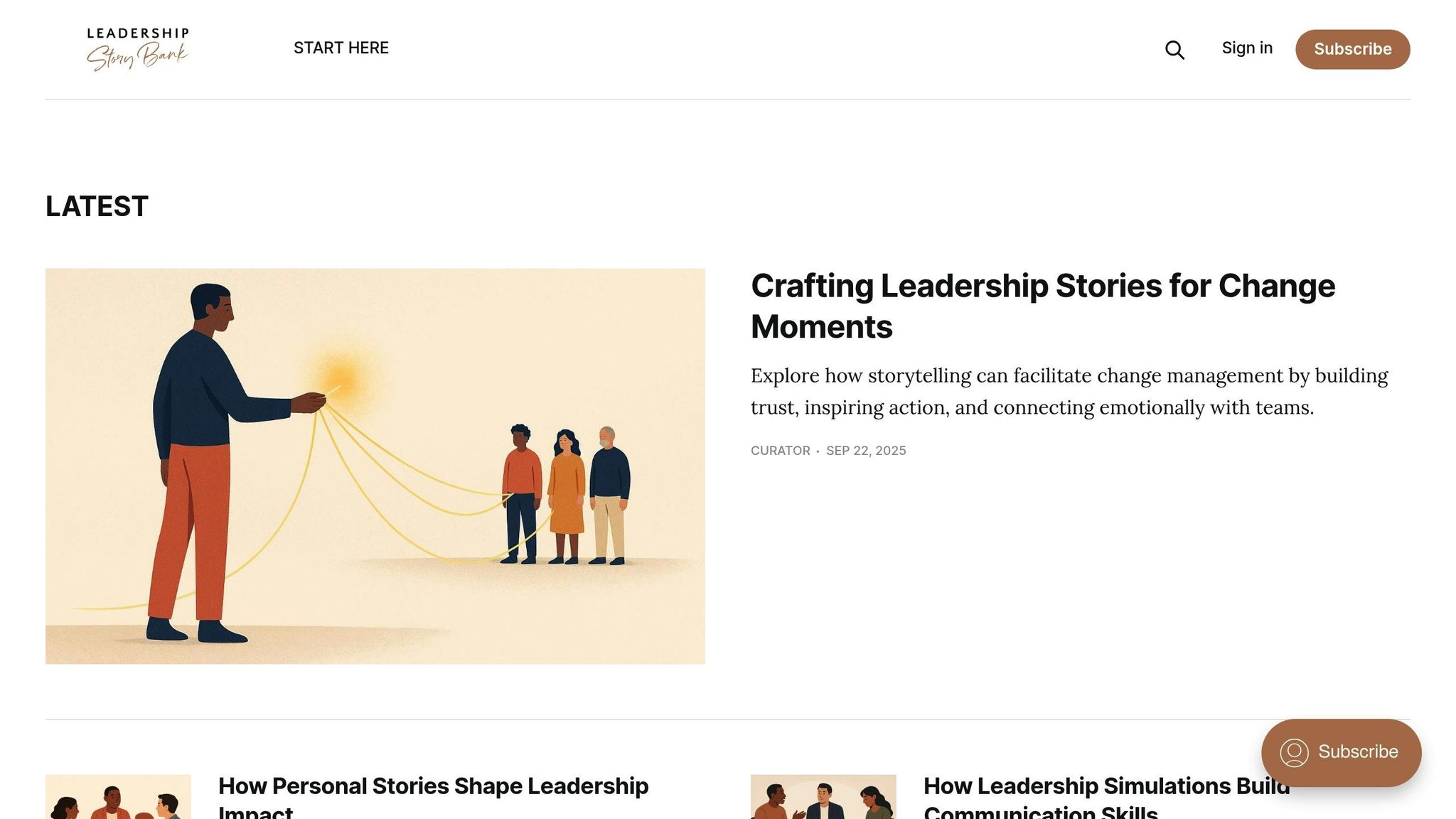 Leadership Story Bank
