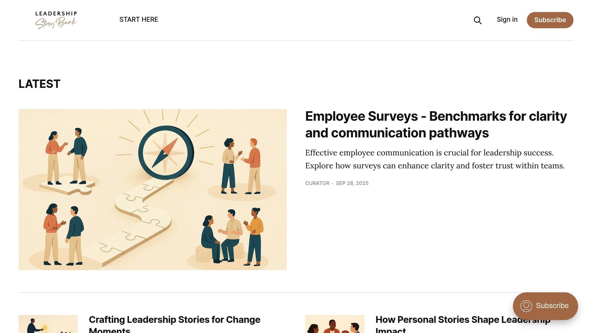 Leadership Story Bank