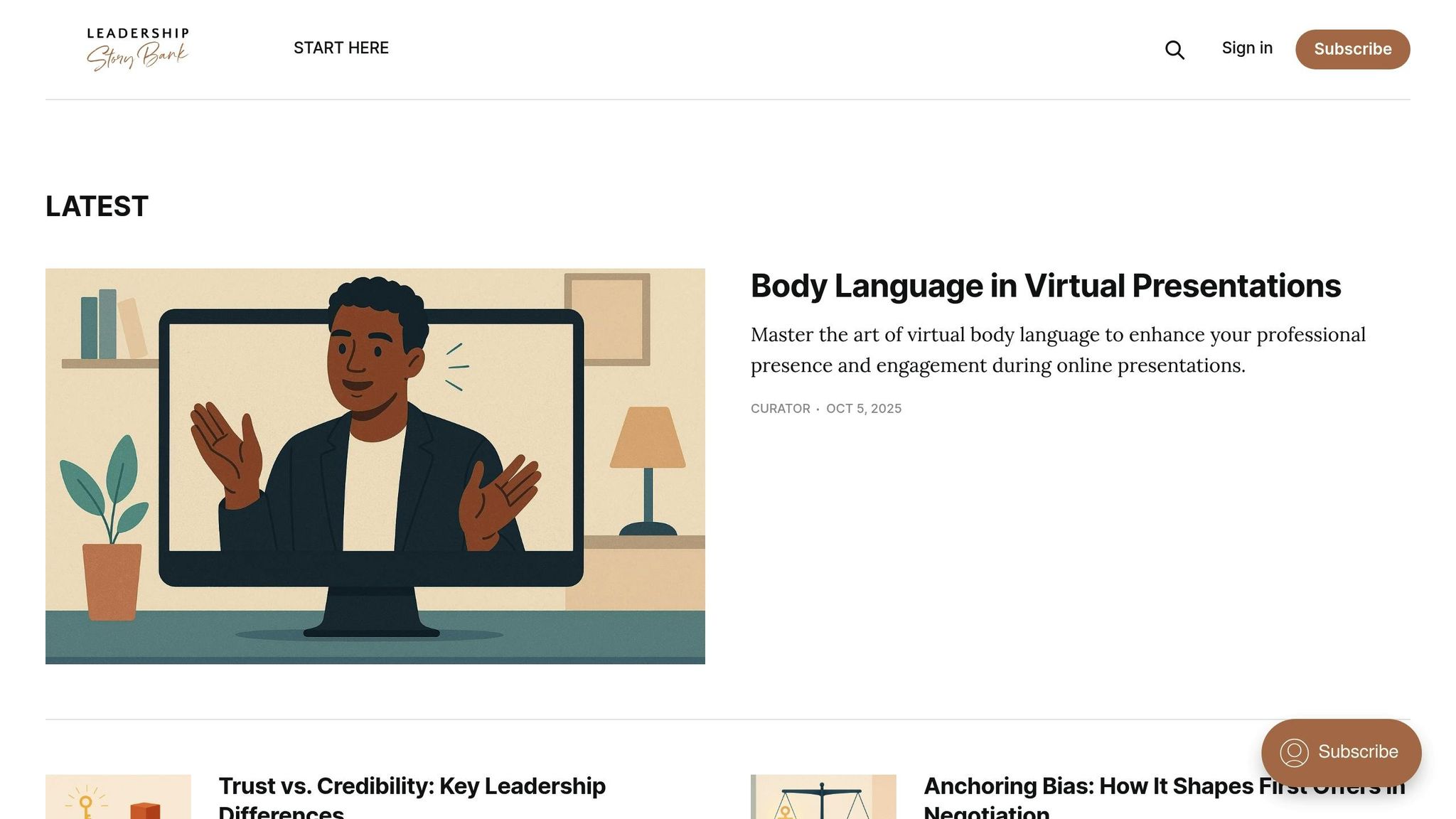 Leadership Story Bank