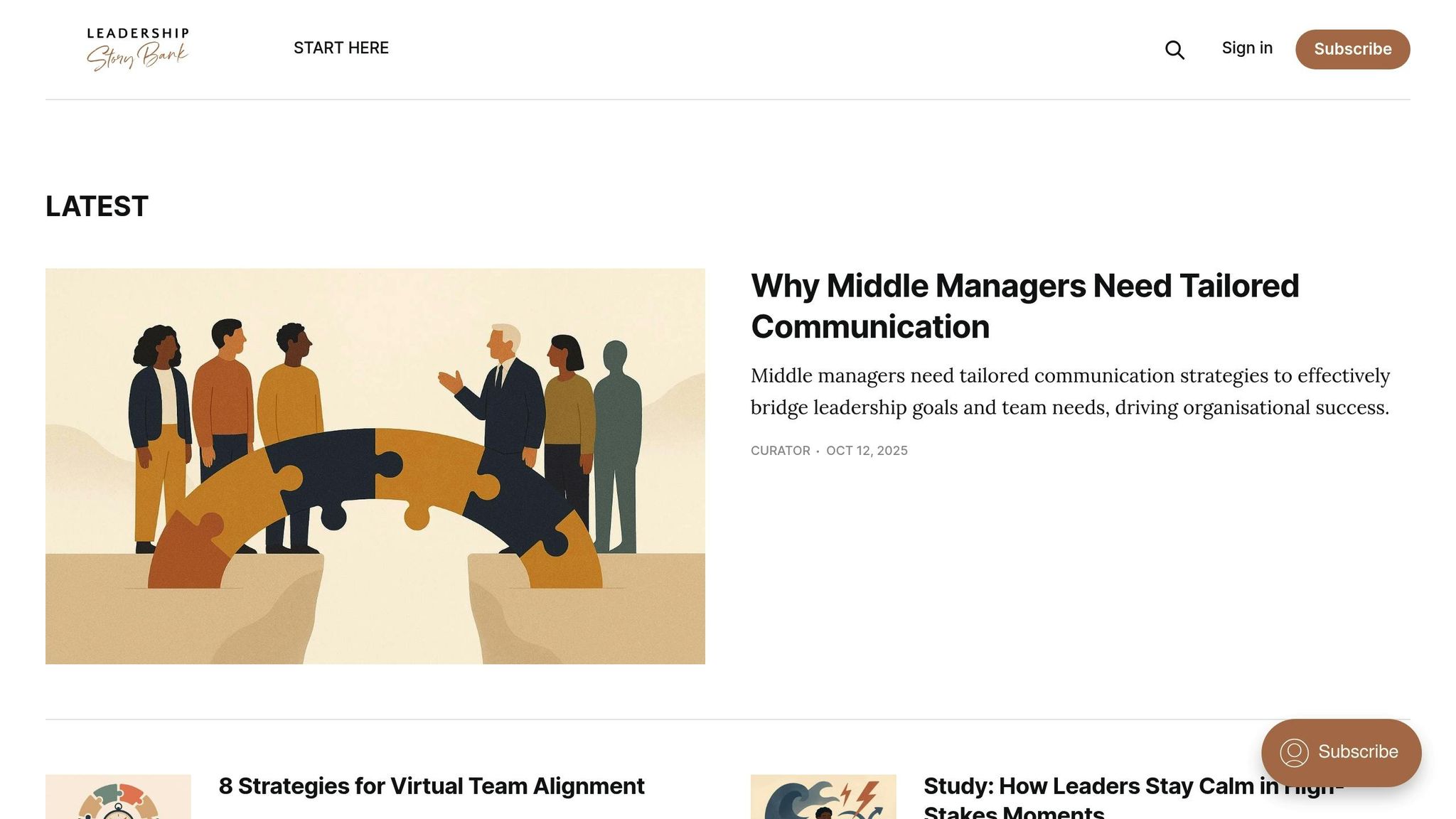 Leadership Story Bank