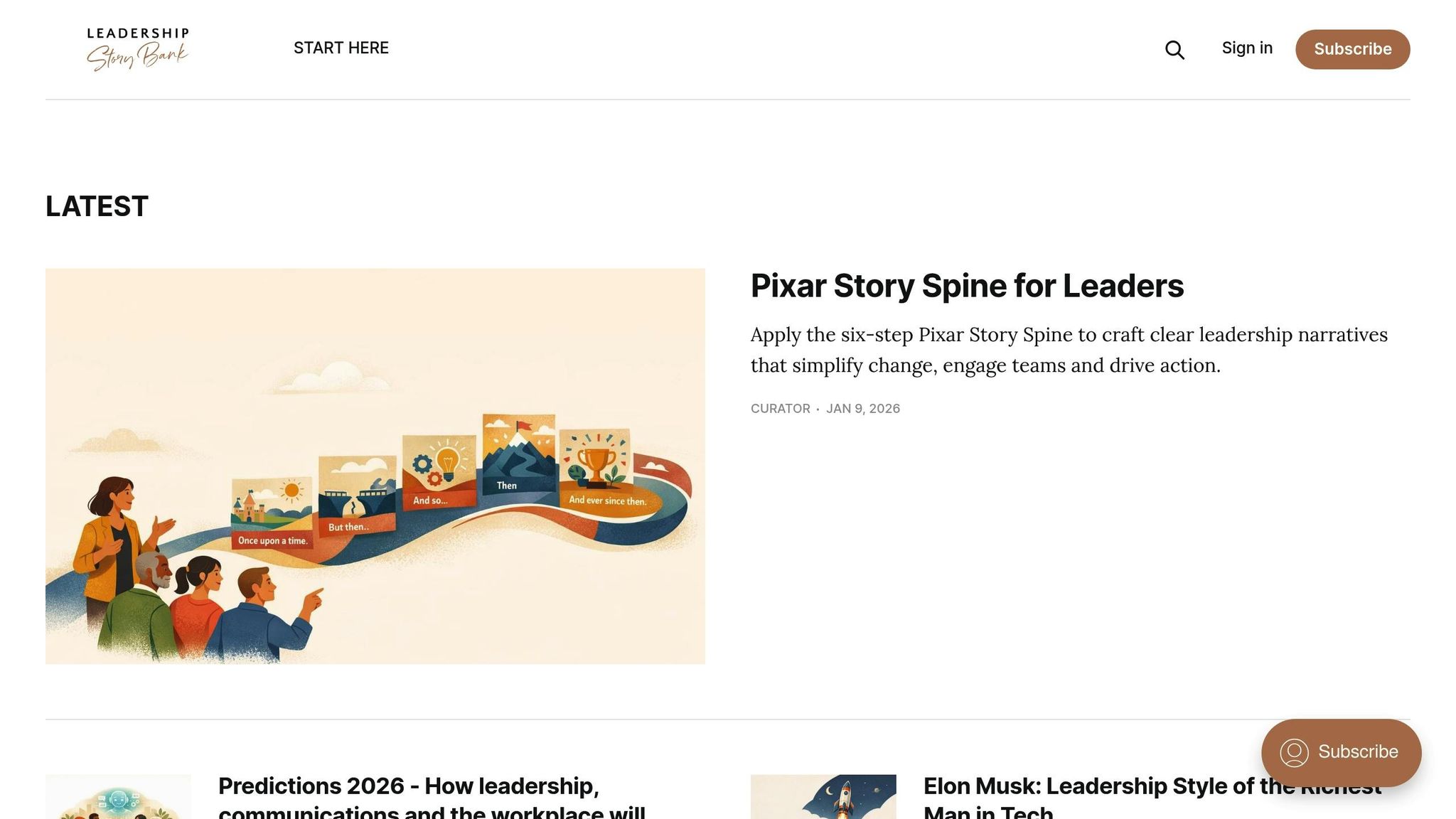 Leadership Story Bank