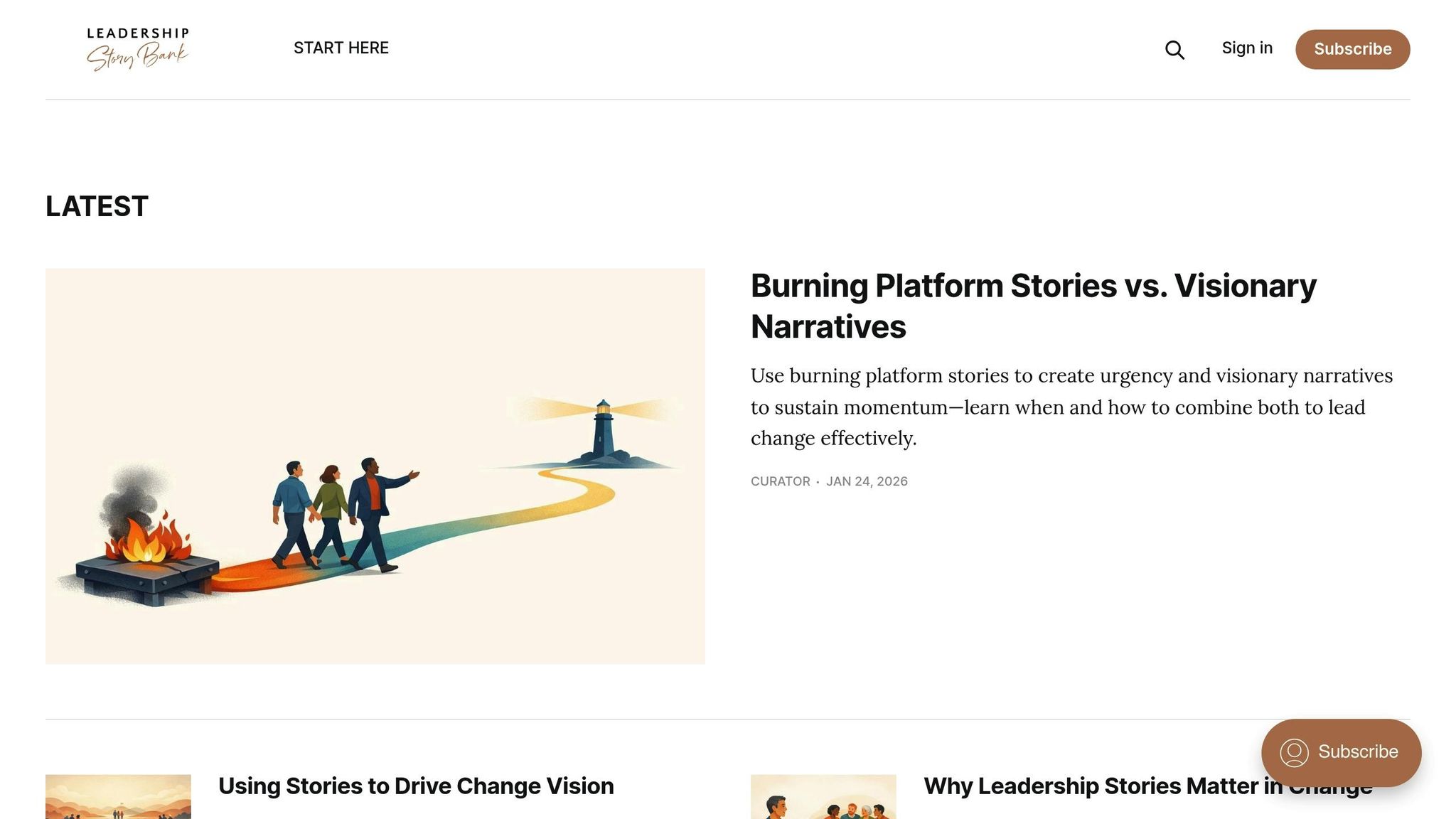 Leadership Story Bank