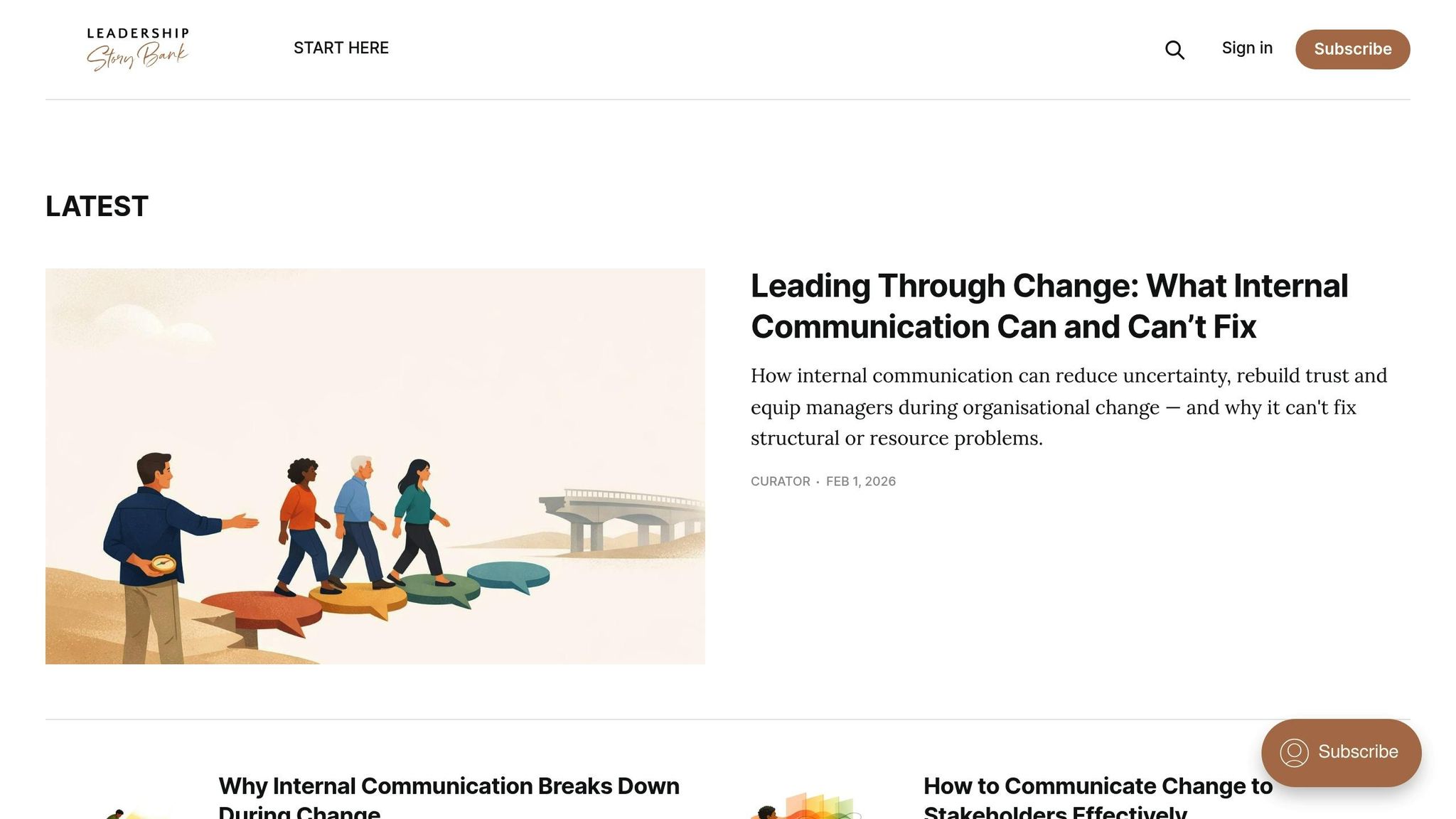 Leadership Story Bank