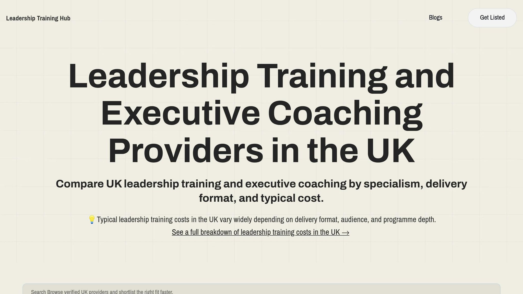 Leadership Training Hub