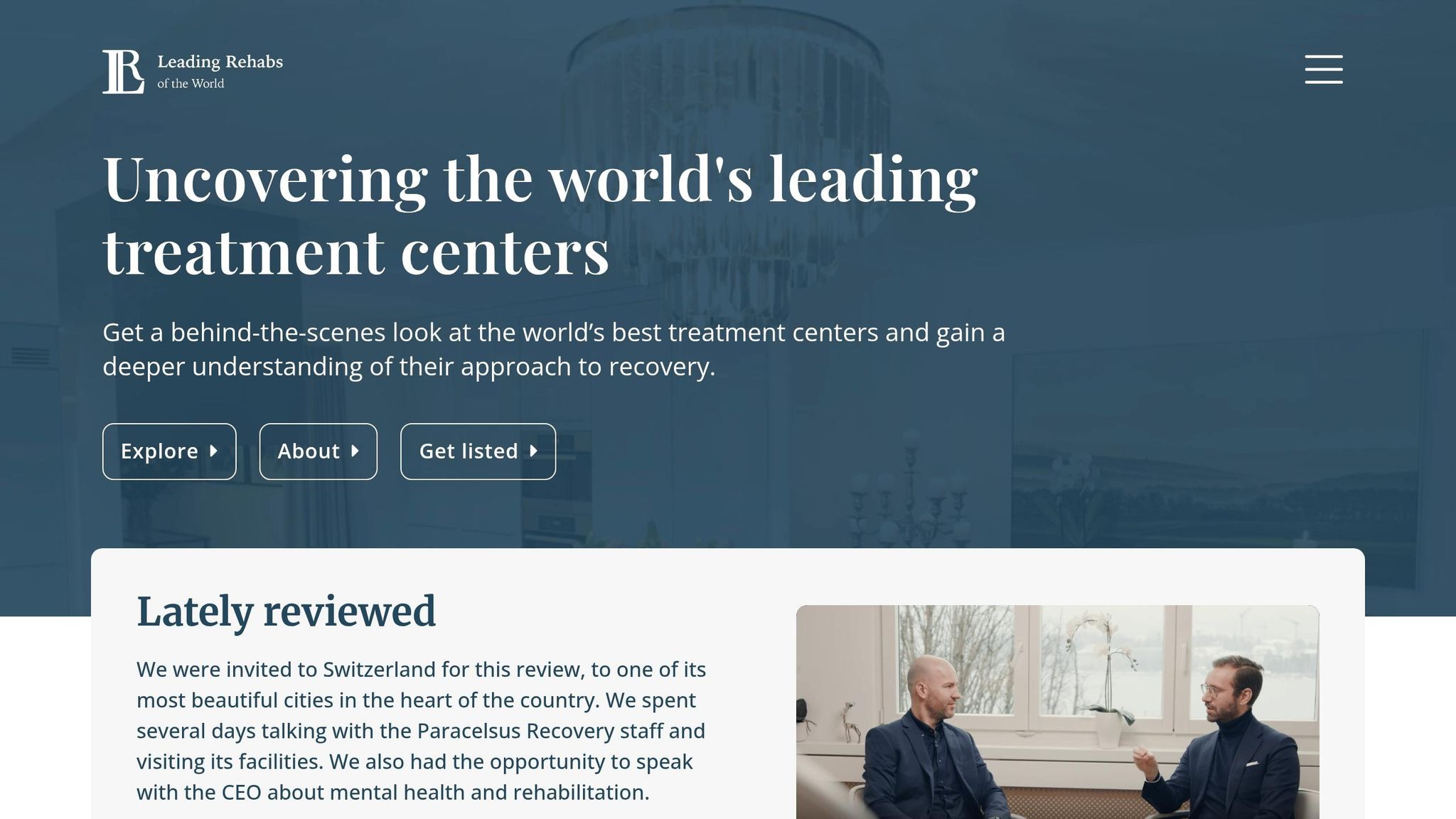 Leading Rehabs