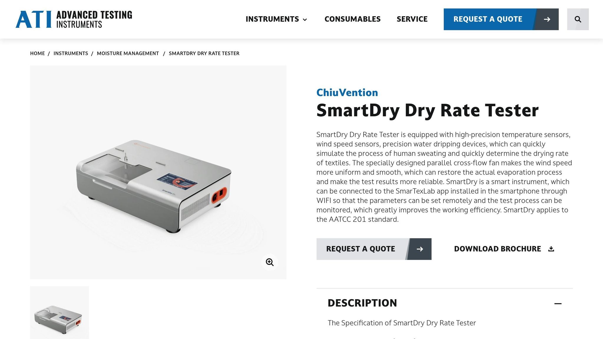 SmartDry Drying Rate Tester