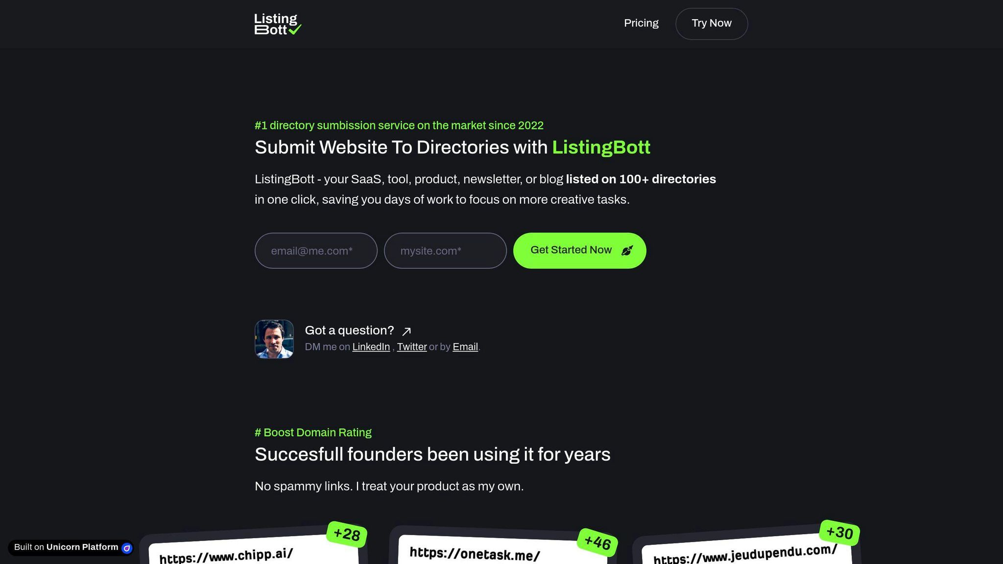Listing Bot