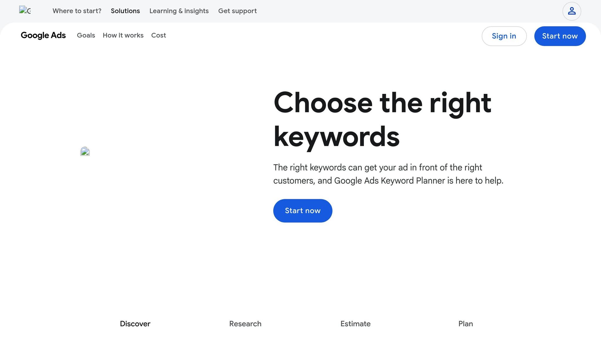 Google Keyword Planner