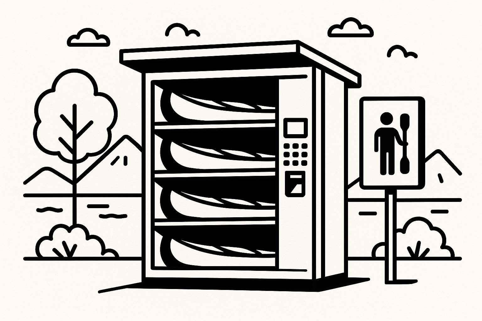 How to make your own self service Canoe Vending Machine
