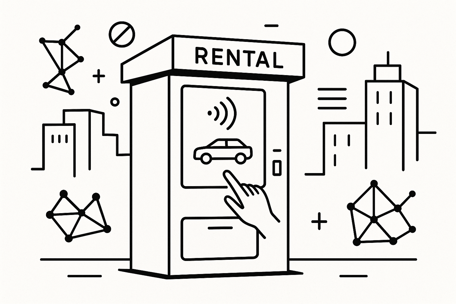 Franchising contactless rental experiences