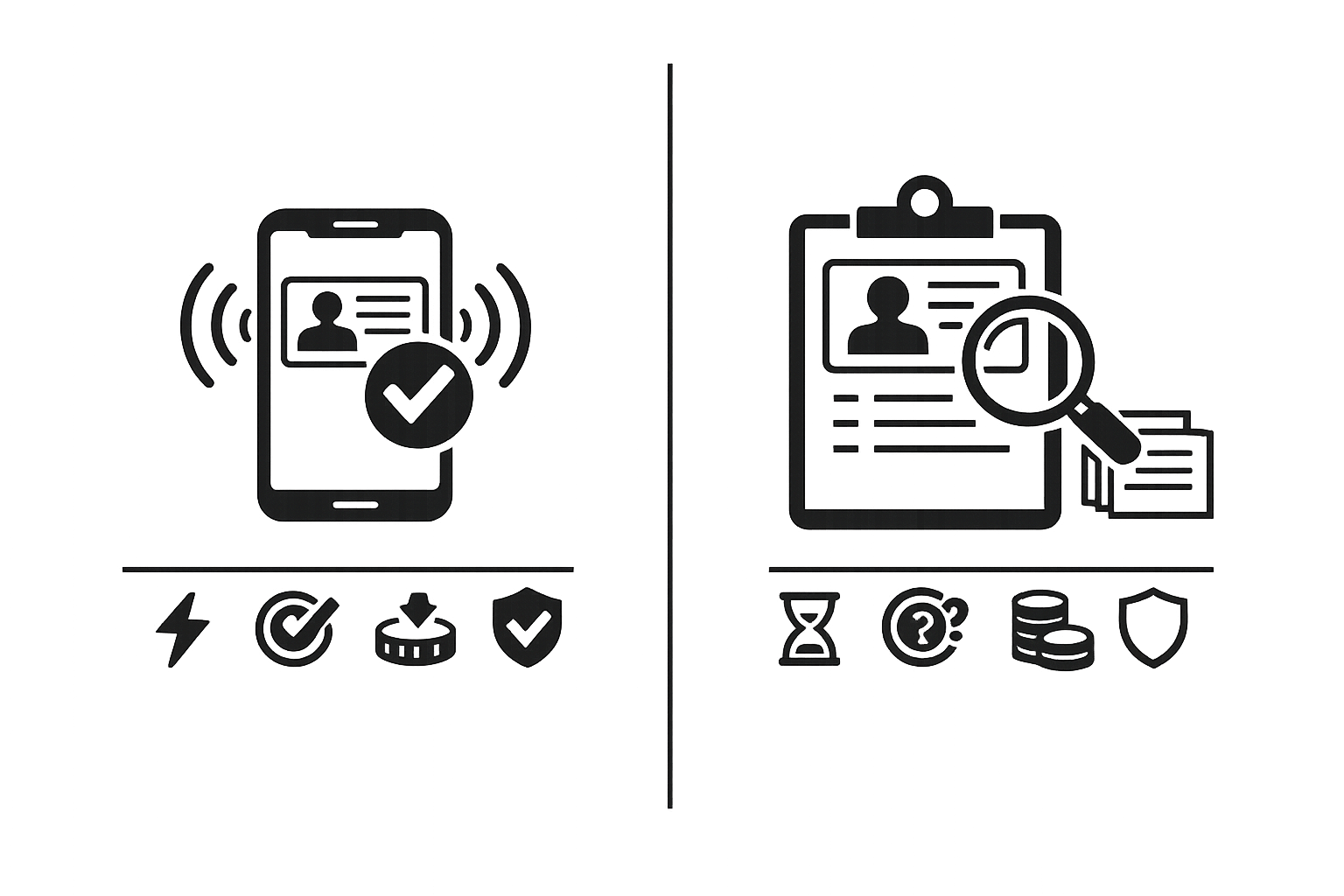 Contactless ID Verification vs. Manual Checks