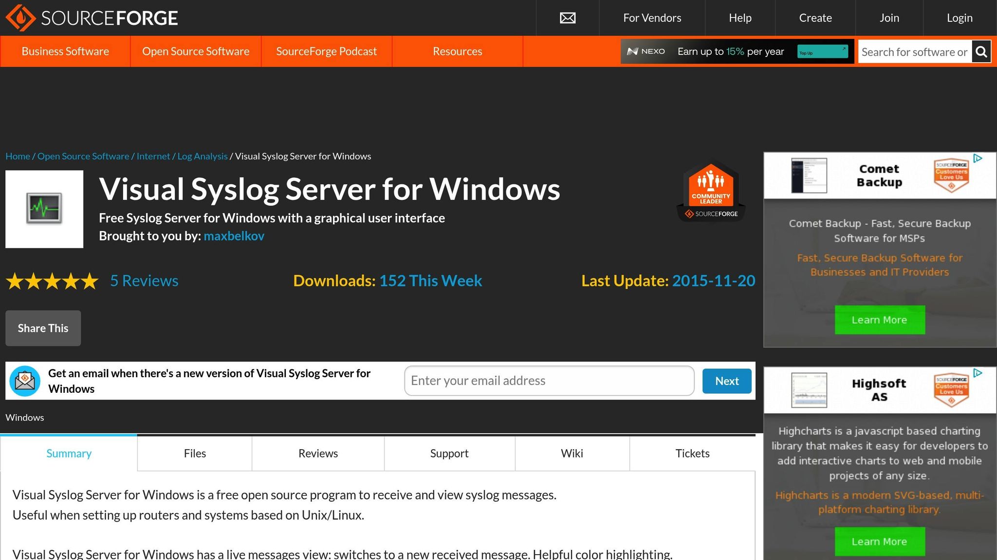 Visual Syslog Server