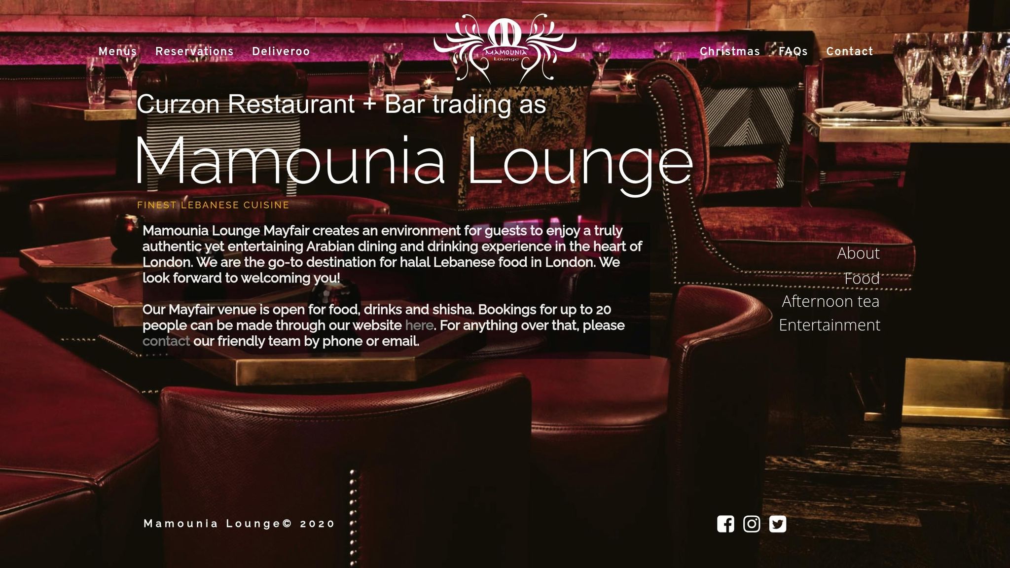 Mamounia Lounge Mayfair