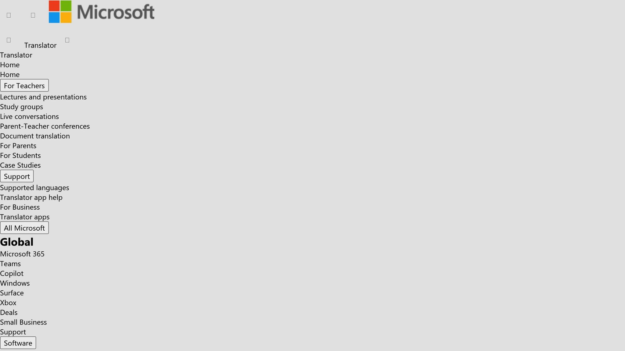 Microsoft Translator for Education
