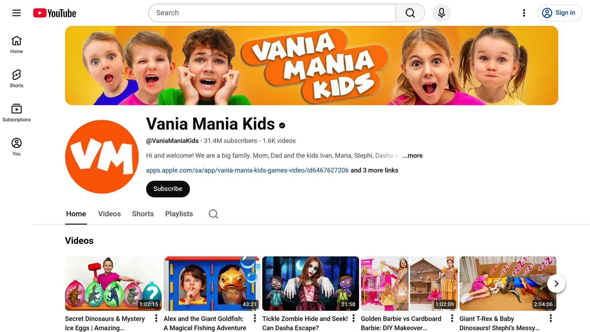 Vania Mania Kids