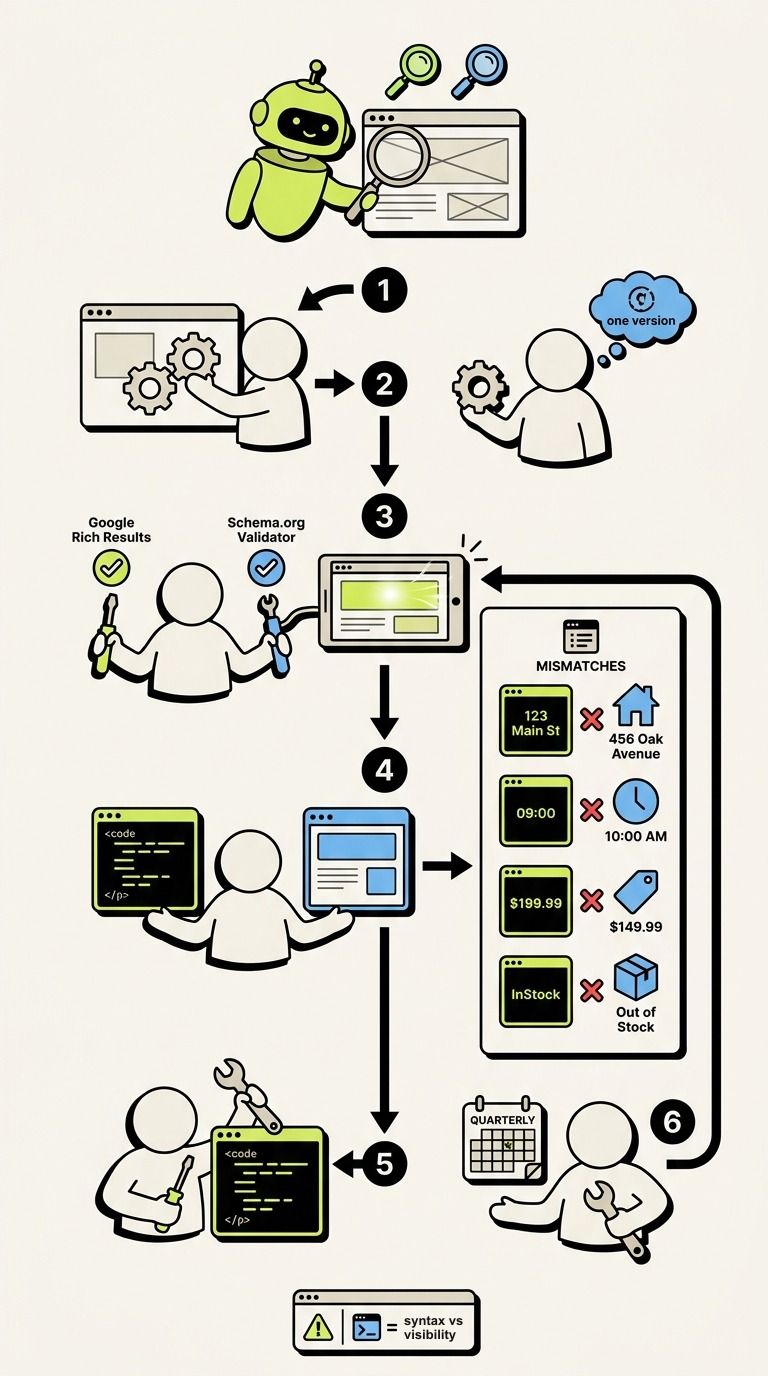 WordPress Schema Validation Workflow
