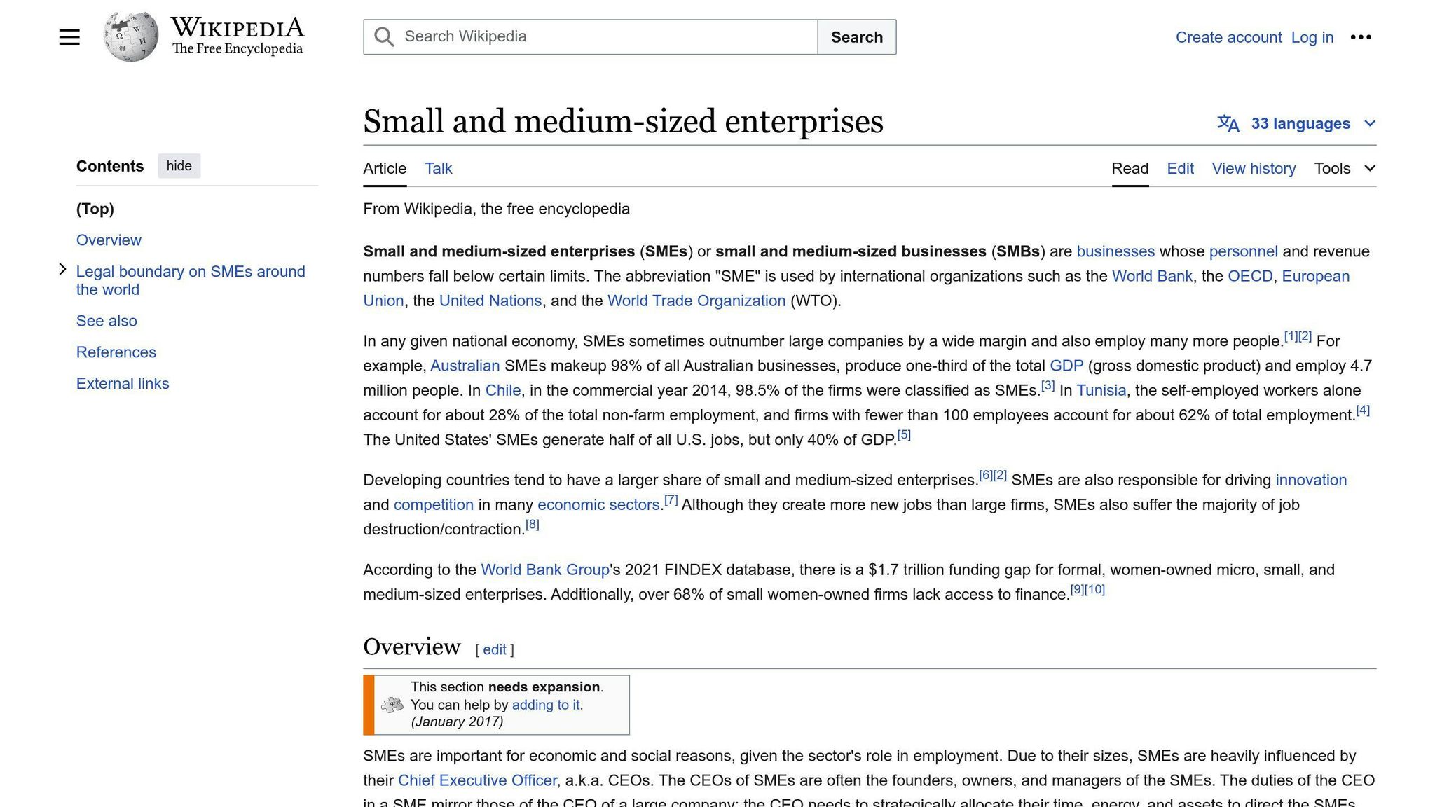 SMEs