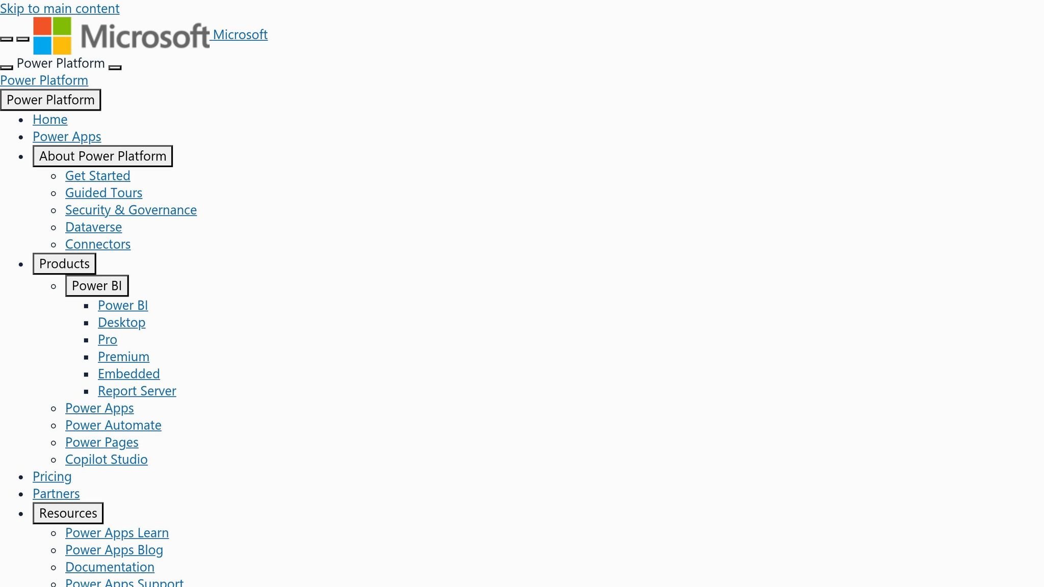 Microsoft Power Apps