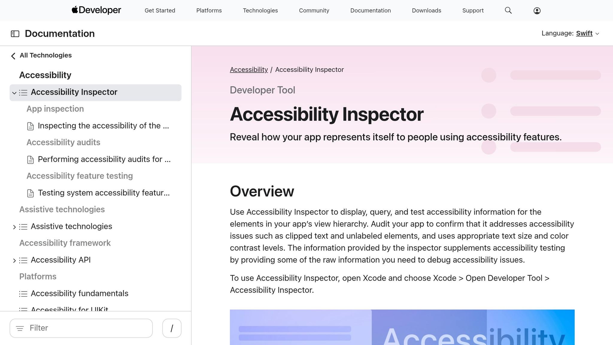 Accessibility Inspector