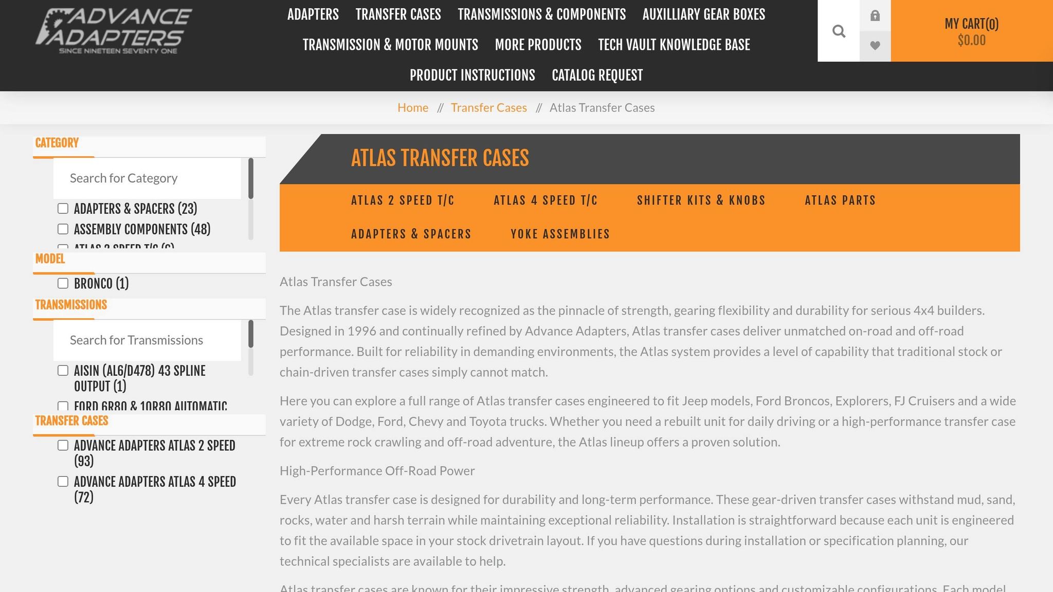 Atlas Transfer Case