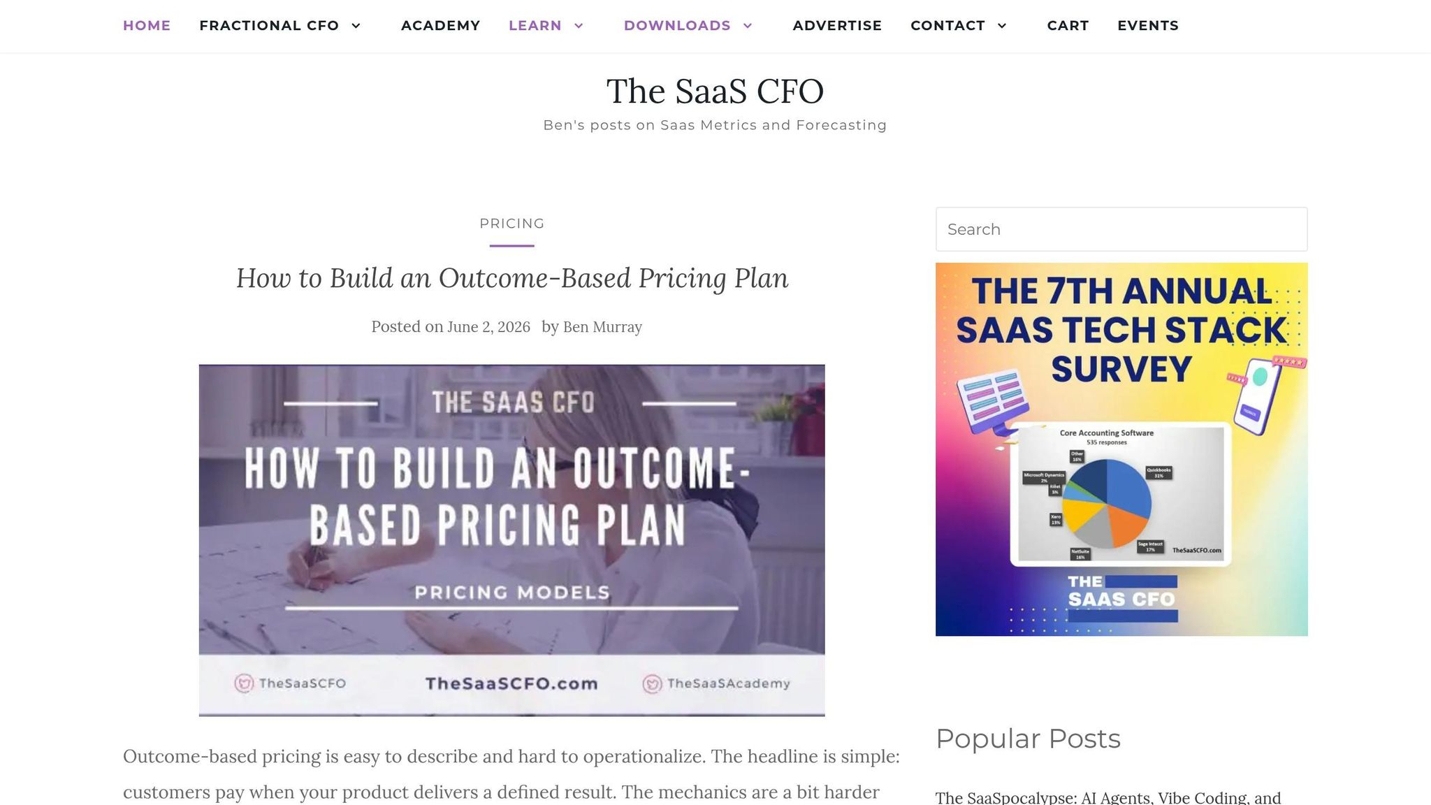 The SaaS CFO
