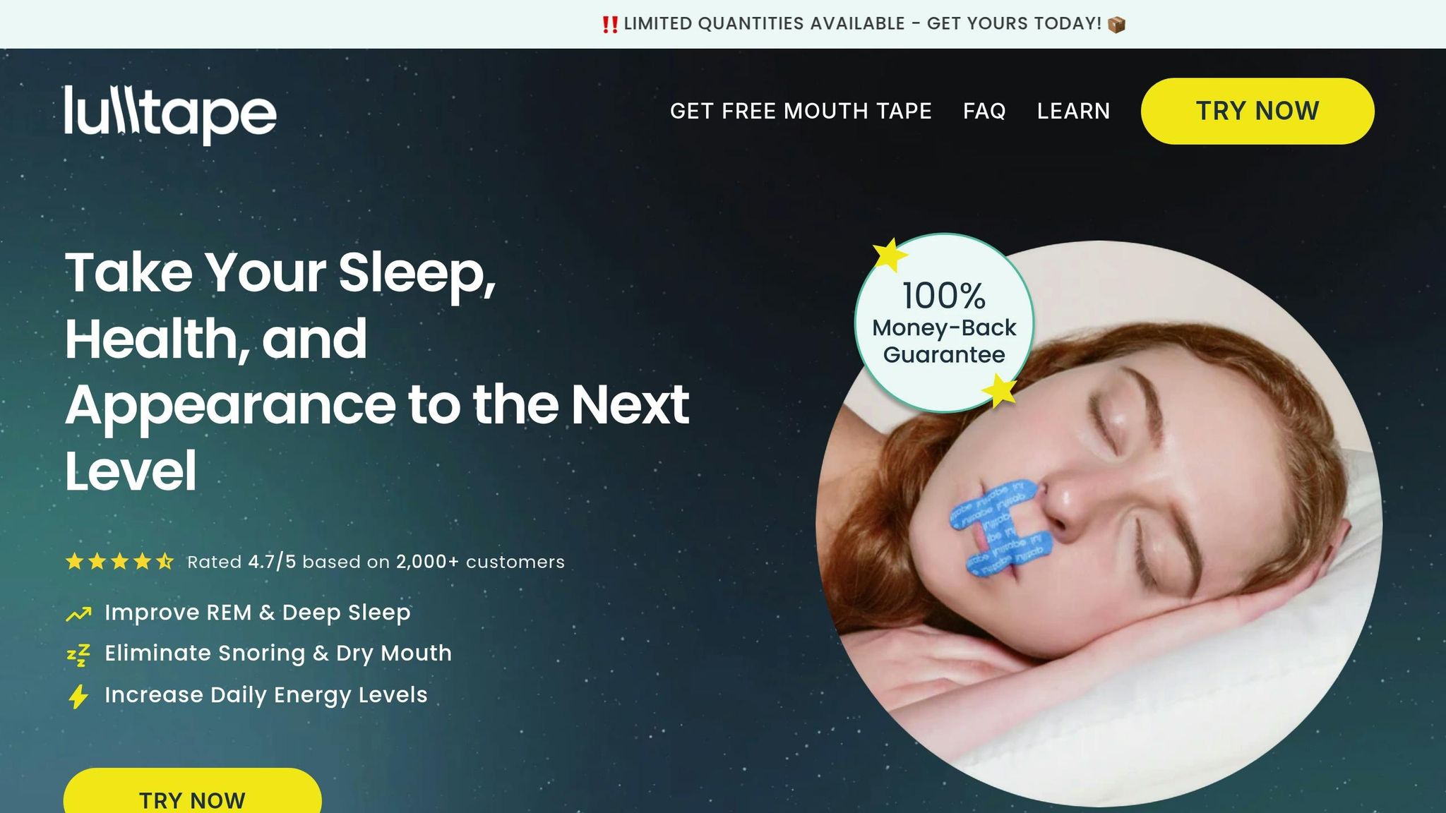lulltape: Sleep Breathing Support