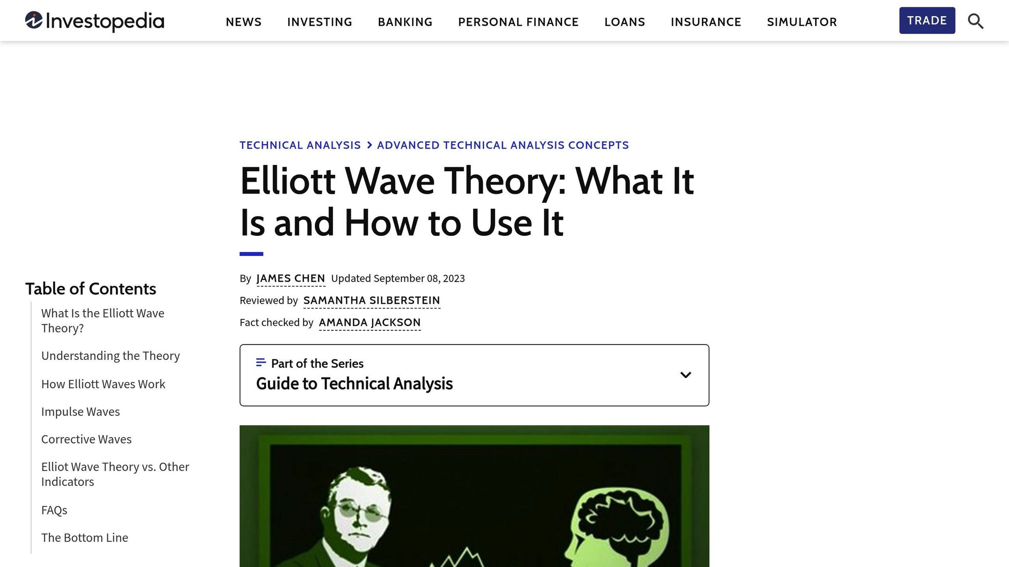 Elliott Wave Theory Illustration