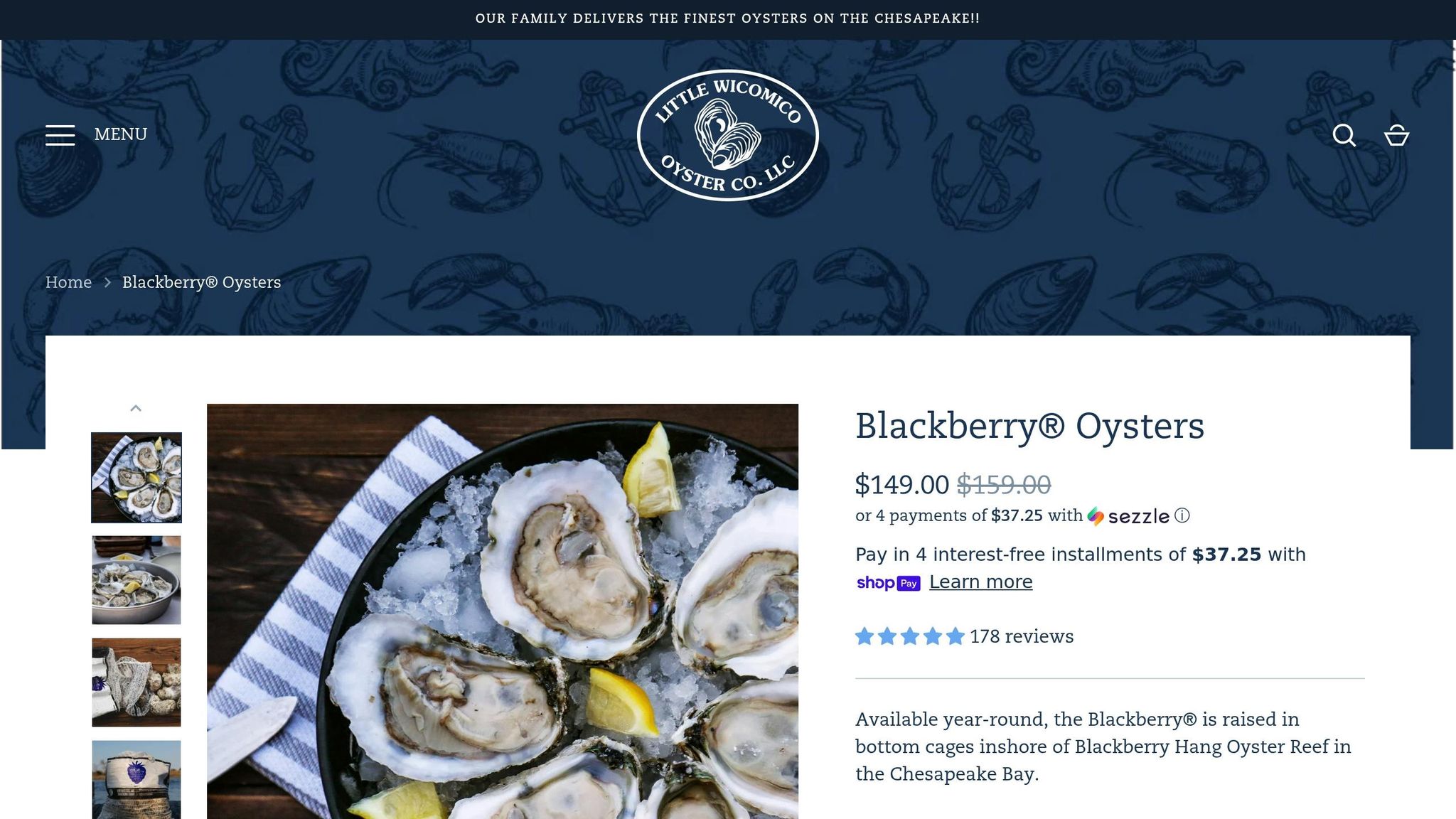 Blackberry Oysters