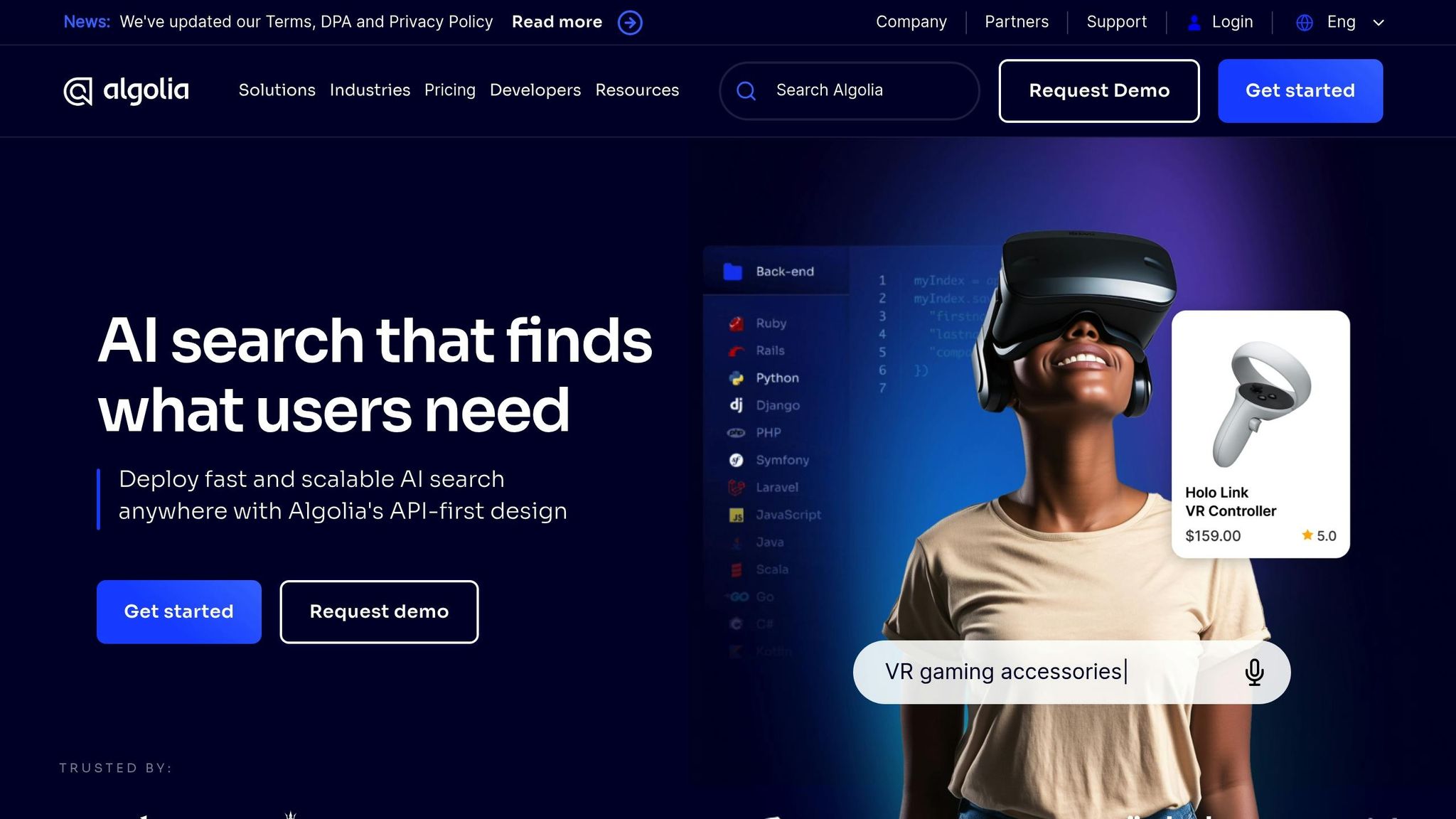 Algolia Search