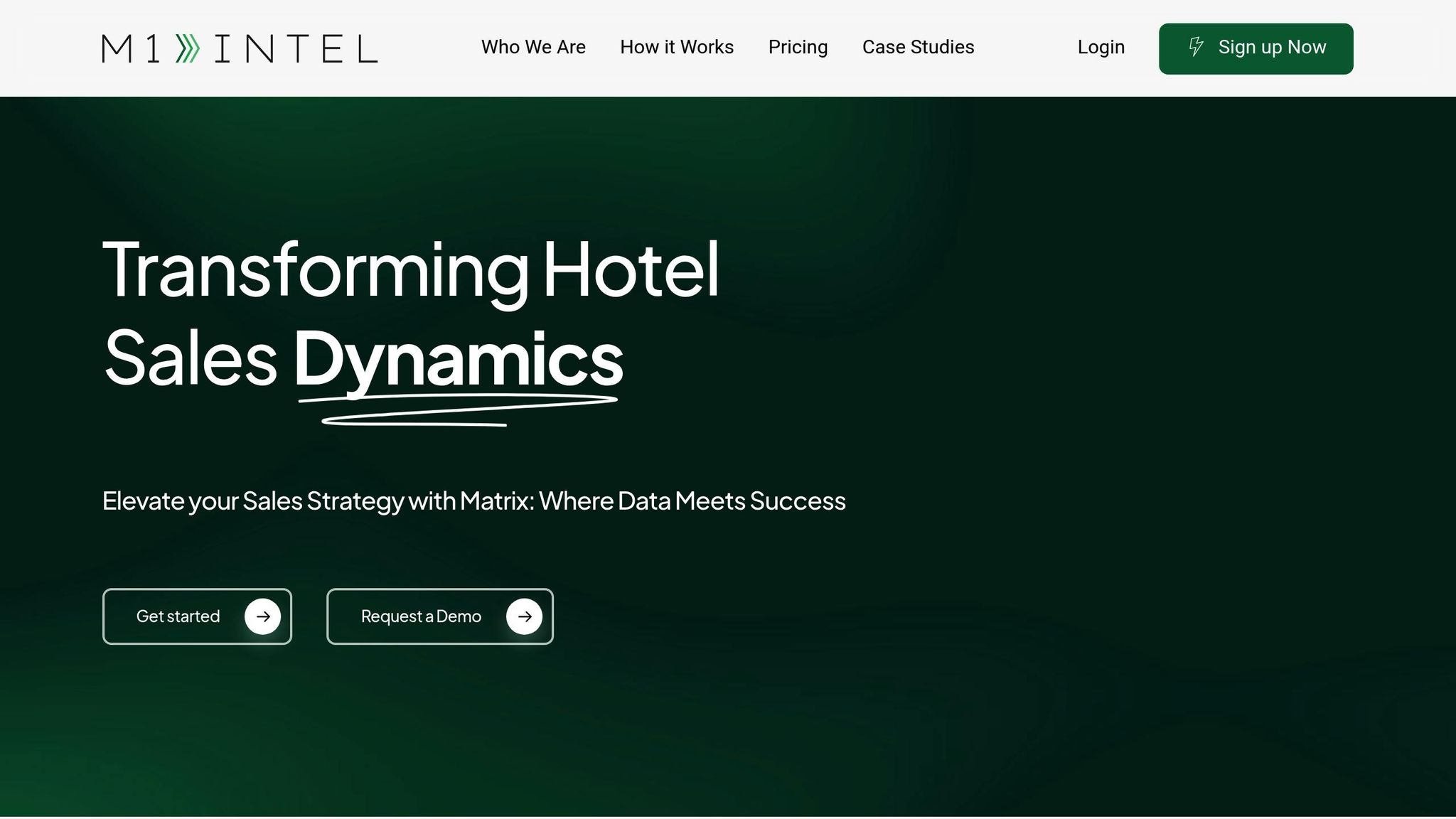 Hotel Sales Dashboards: Boost Team Visibility 2 M1 Intel Matrix