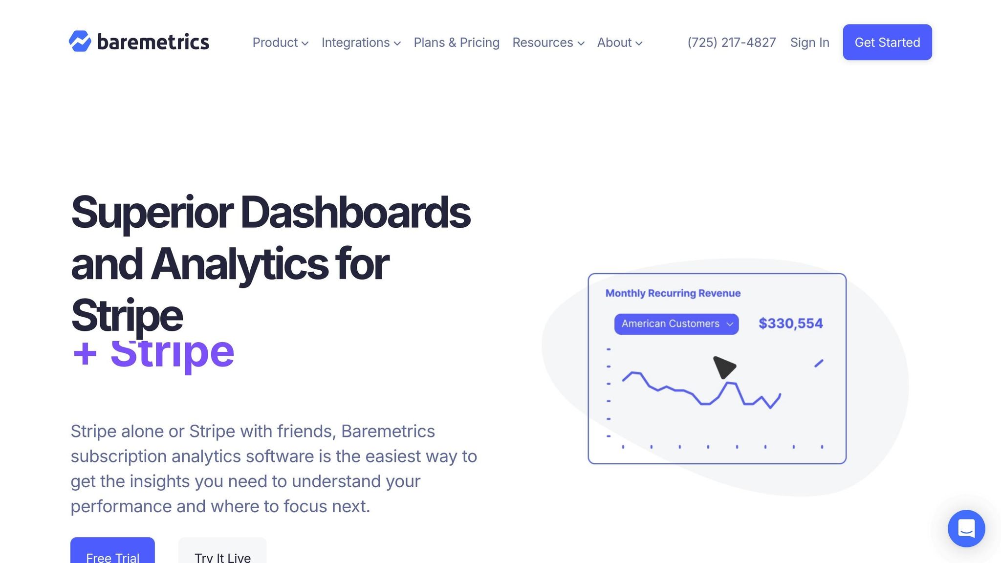 Top SaaS Membership Platforms for Startups 3 Baremetrics