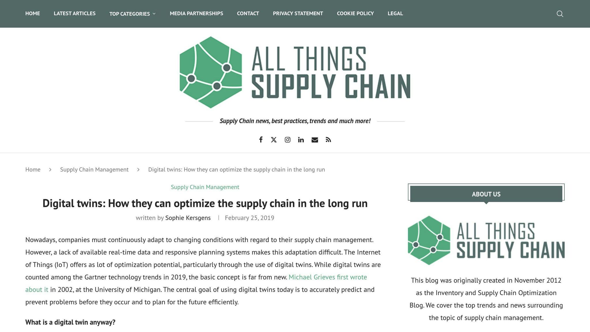 All Things Supply Chain