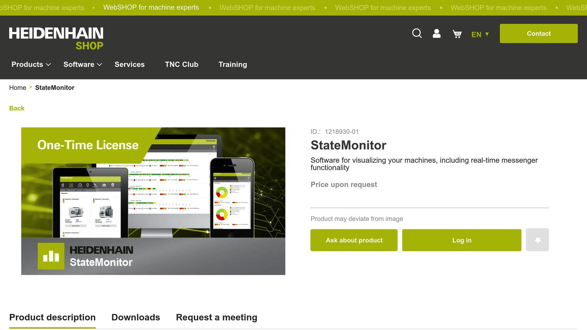 Heidenhain StateMonitor