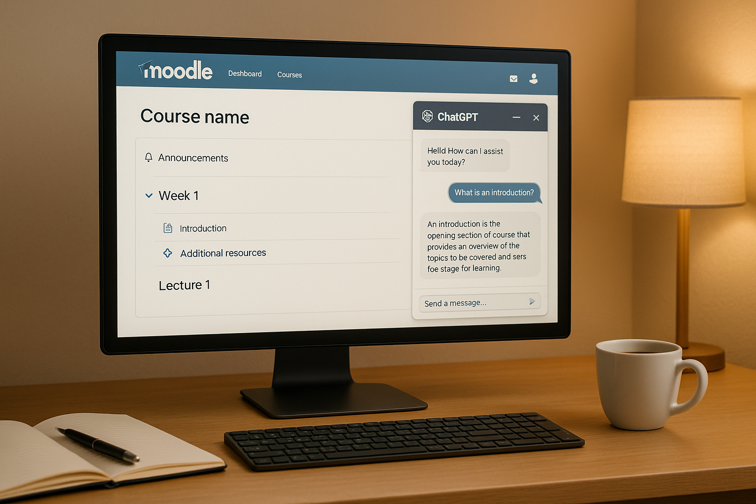 How to Add ChatGPT to Moodle LMS