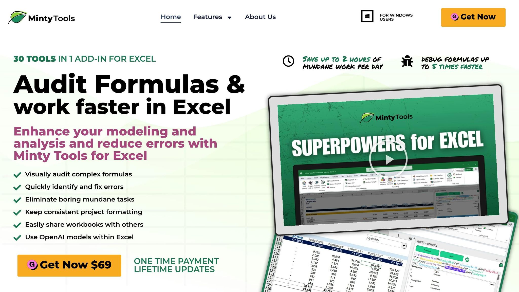 Minty Tools for Excel