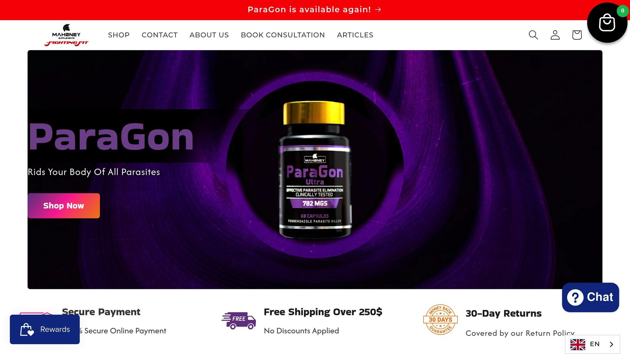 Mahoney Supplements
