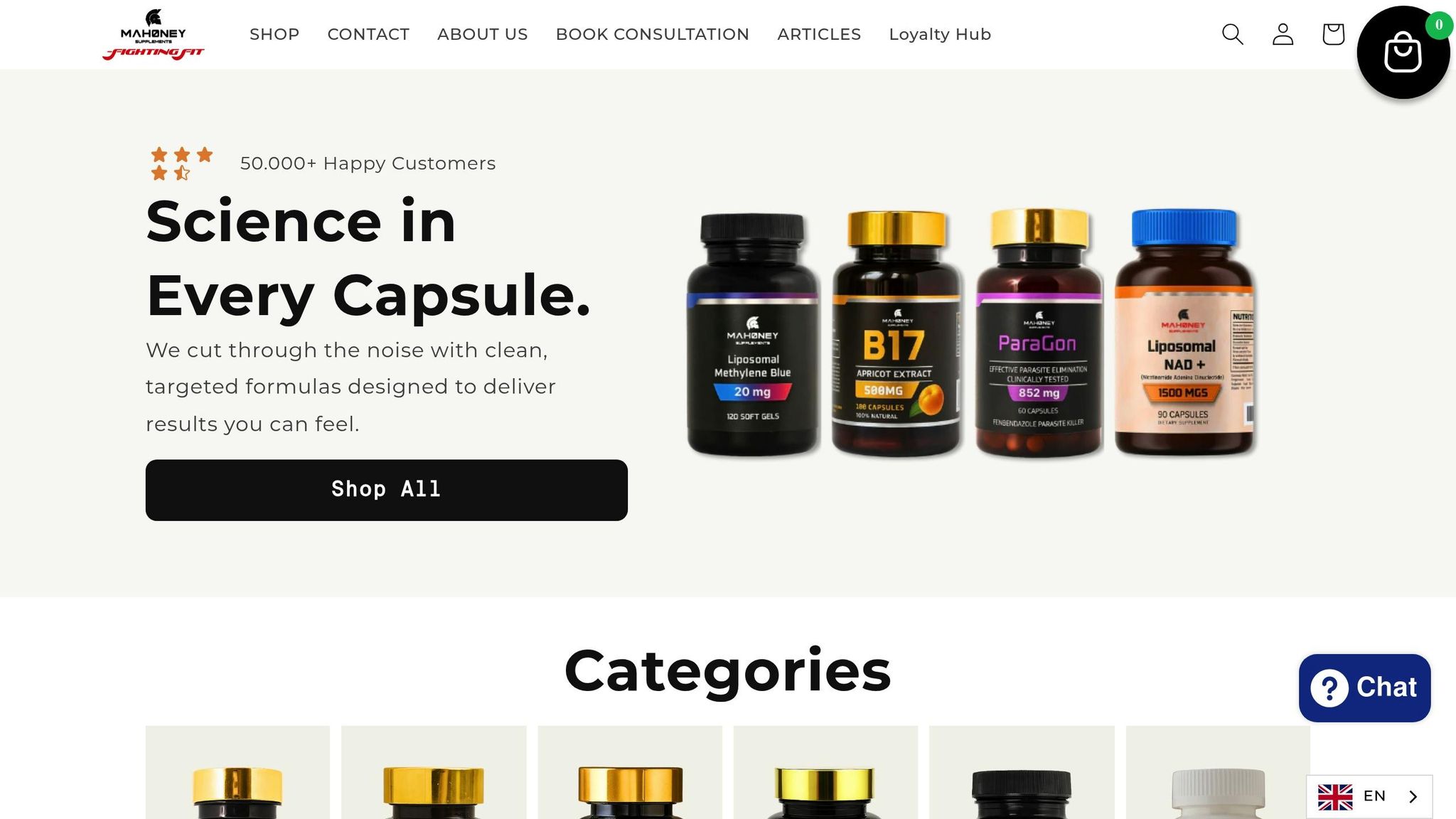 Mahoney Supplements