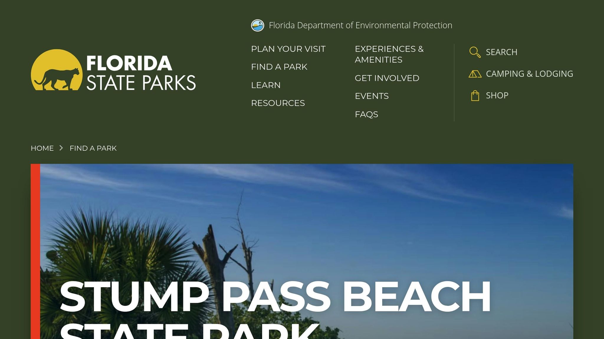 Stump Pass Beach State Park