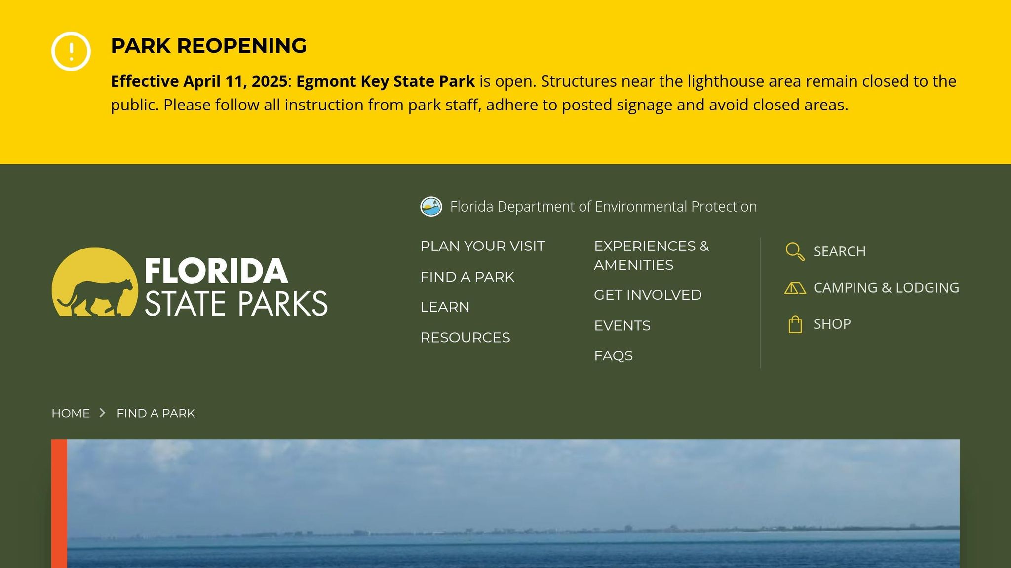 Egmont Key State Park