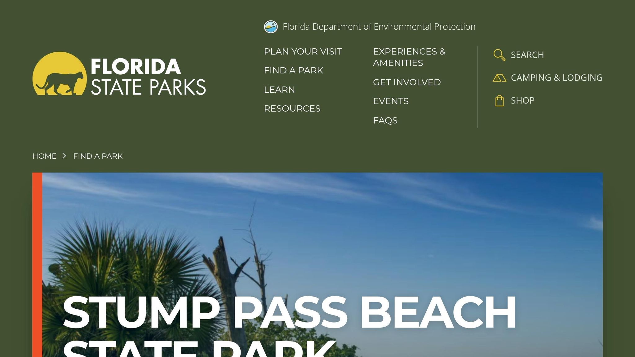 Stump Pass Beach State Park