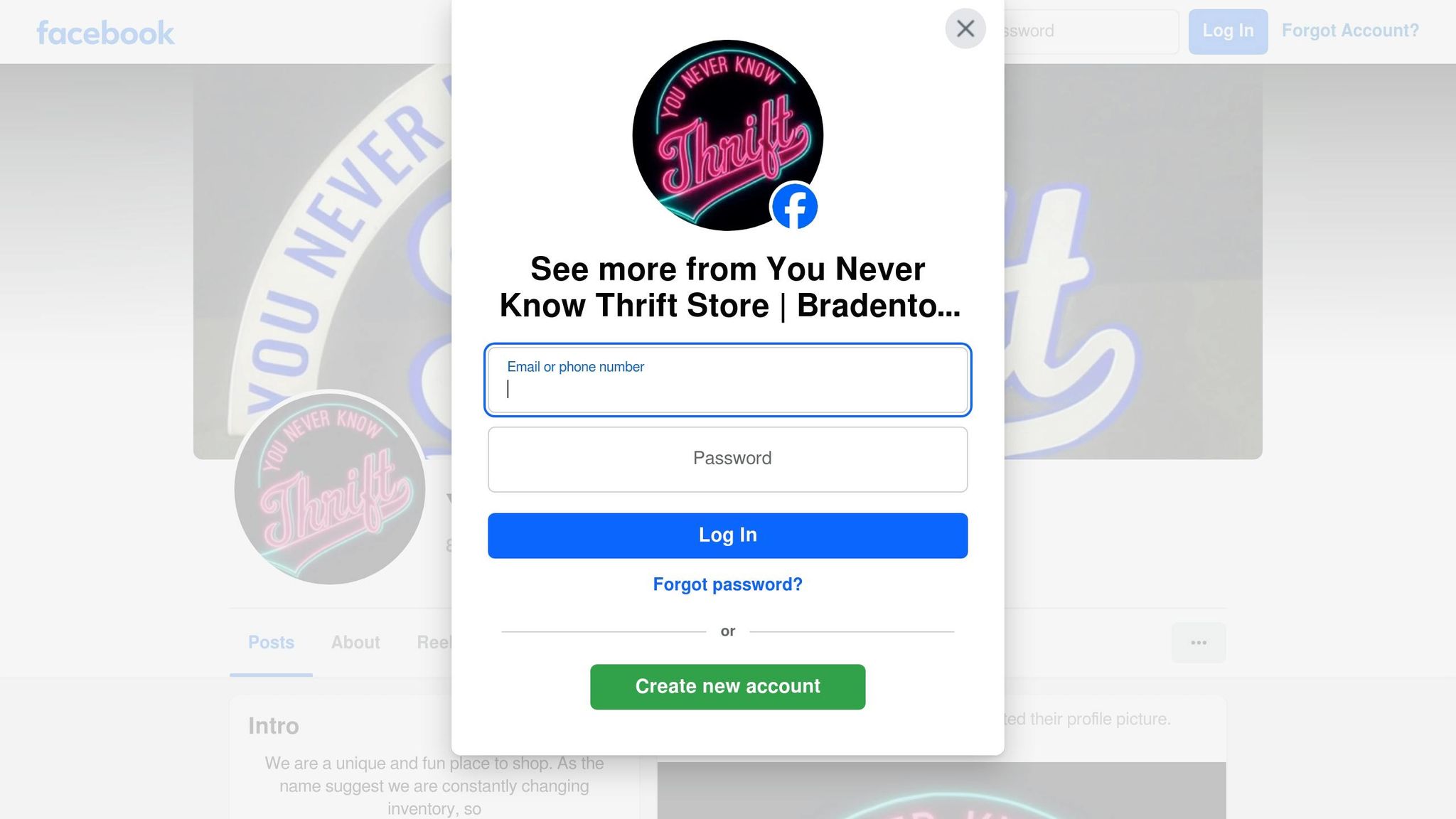 You Never Know Thrift Store