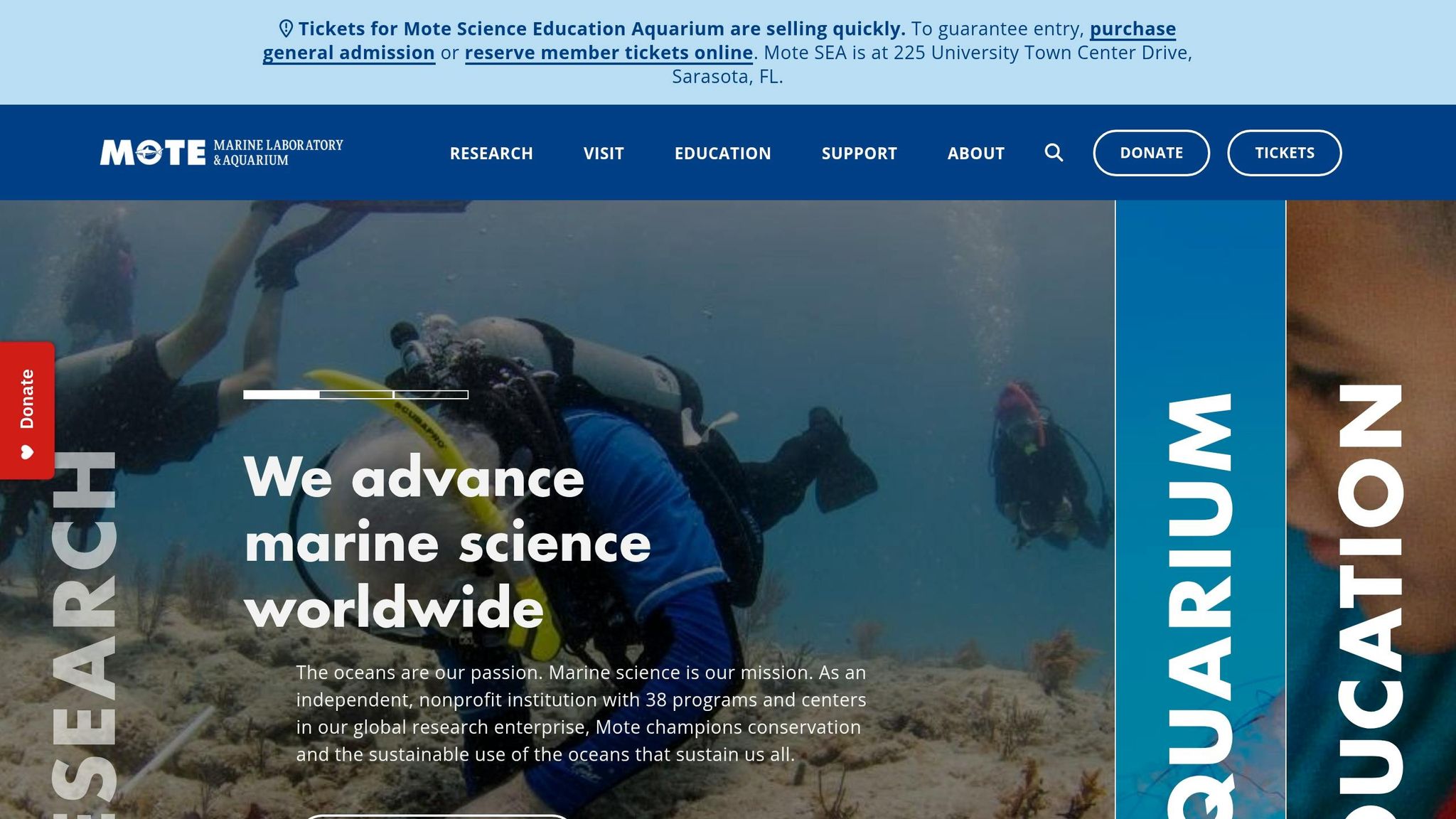 Mote Marine Laboratory and Aquarium