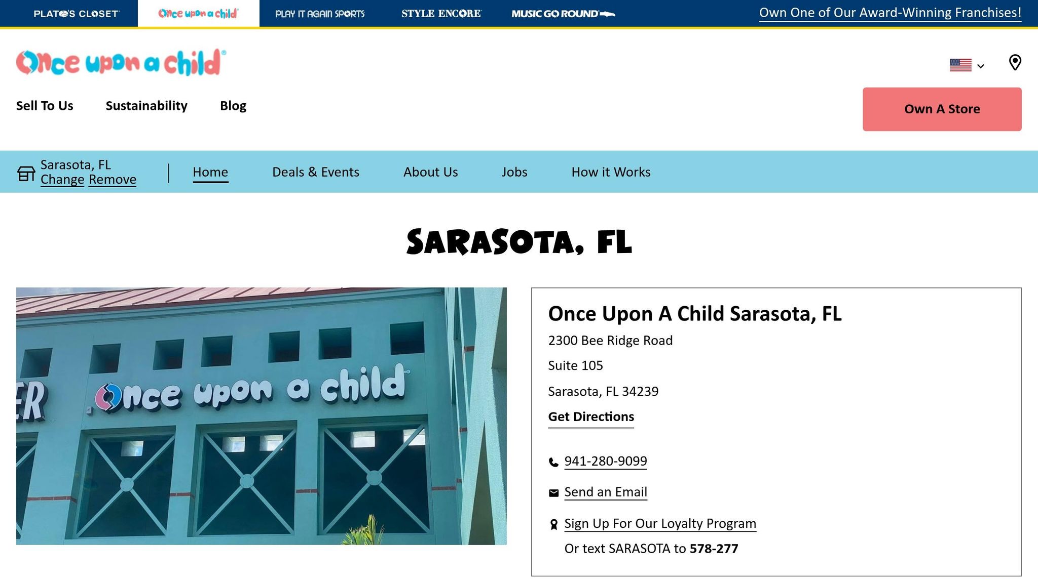 Once Upon A Child Sarasota