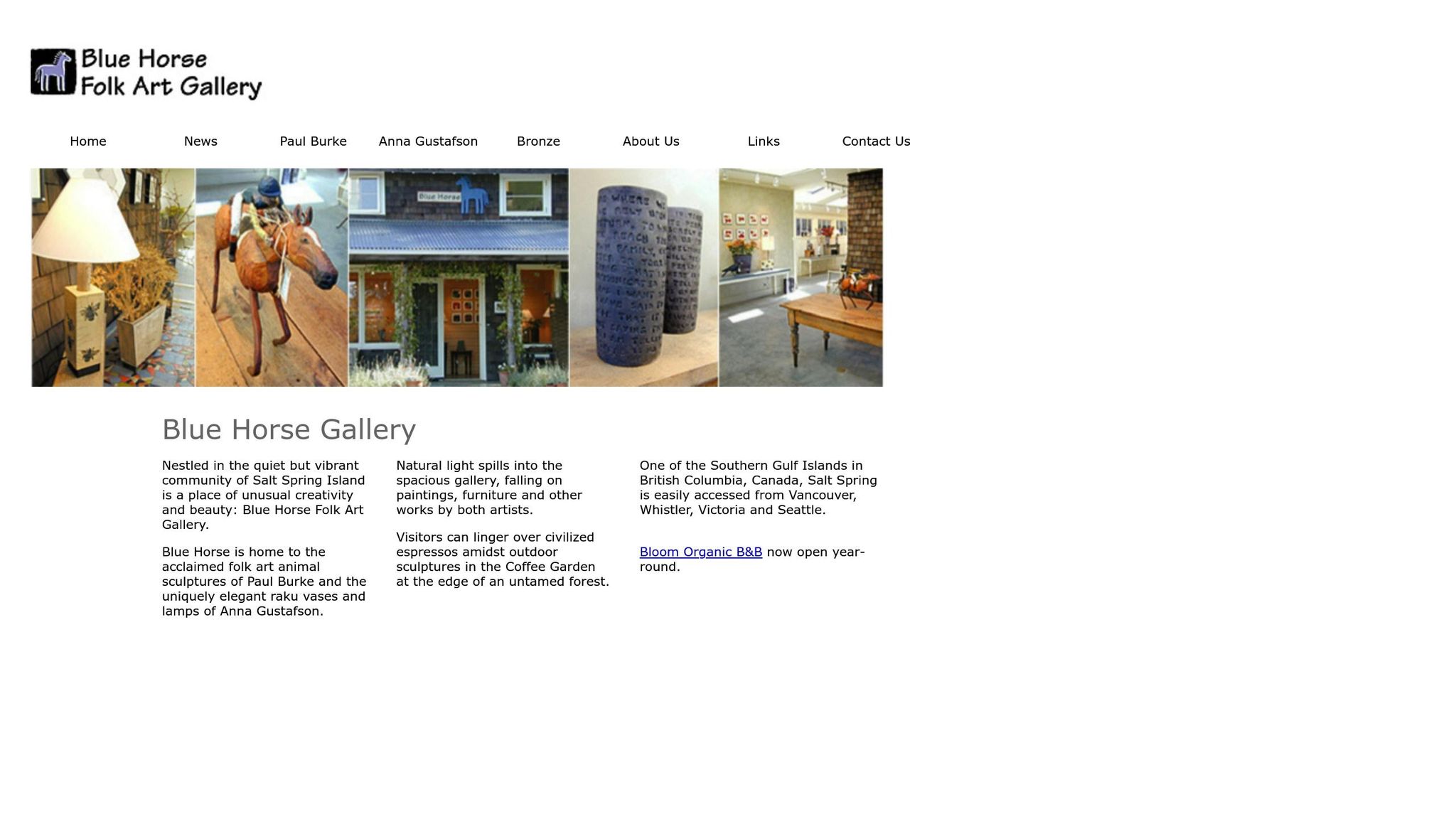 Blue Horse Folk Art Gallery