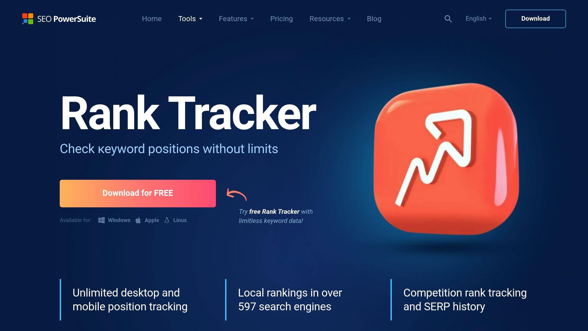 SEO Powersuite Rank Tracker
