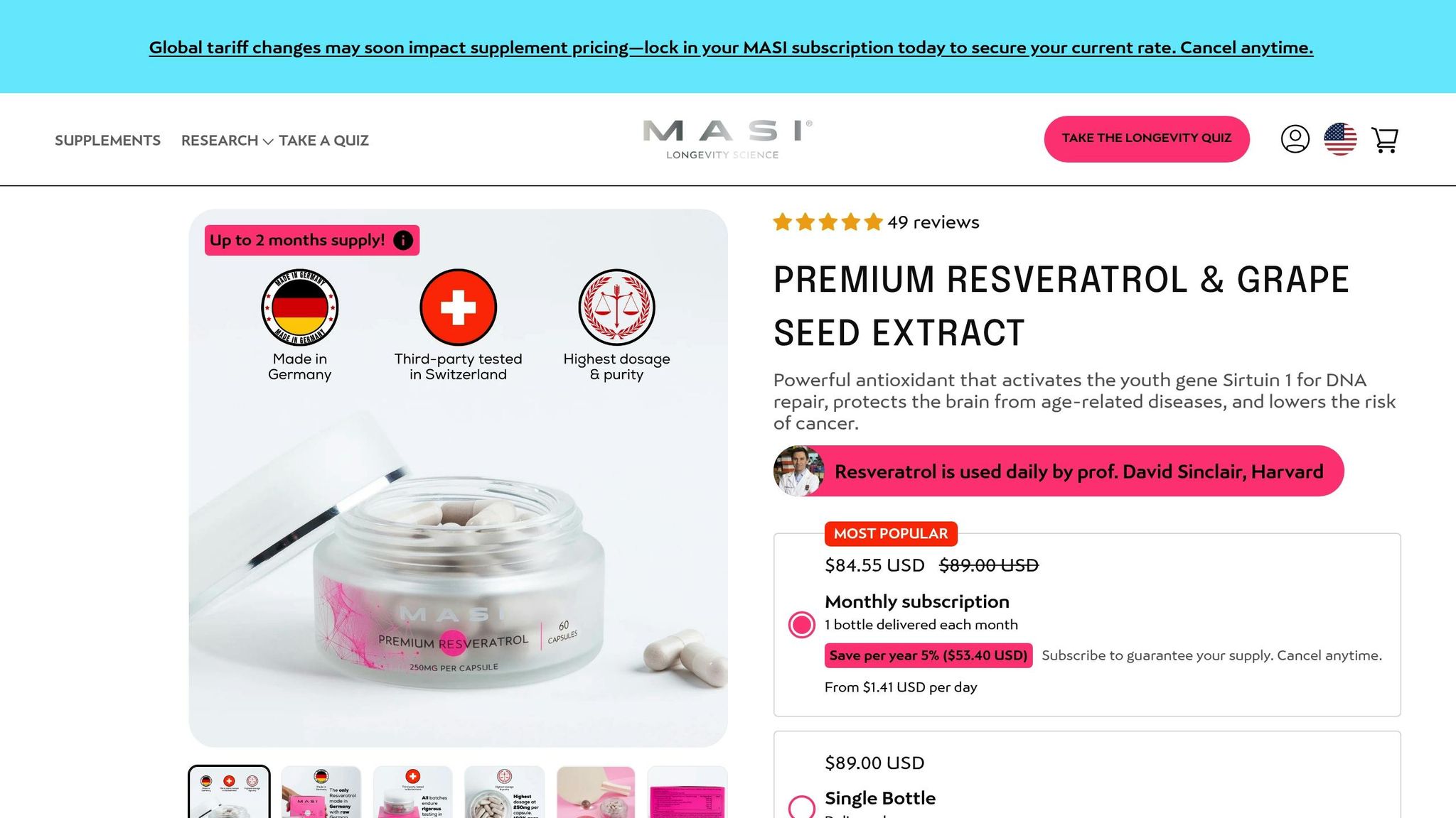 MASI Resveratrol