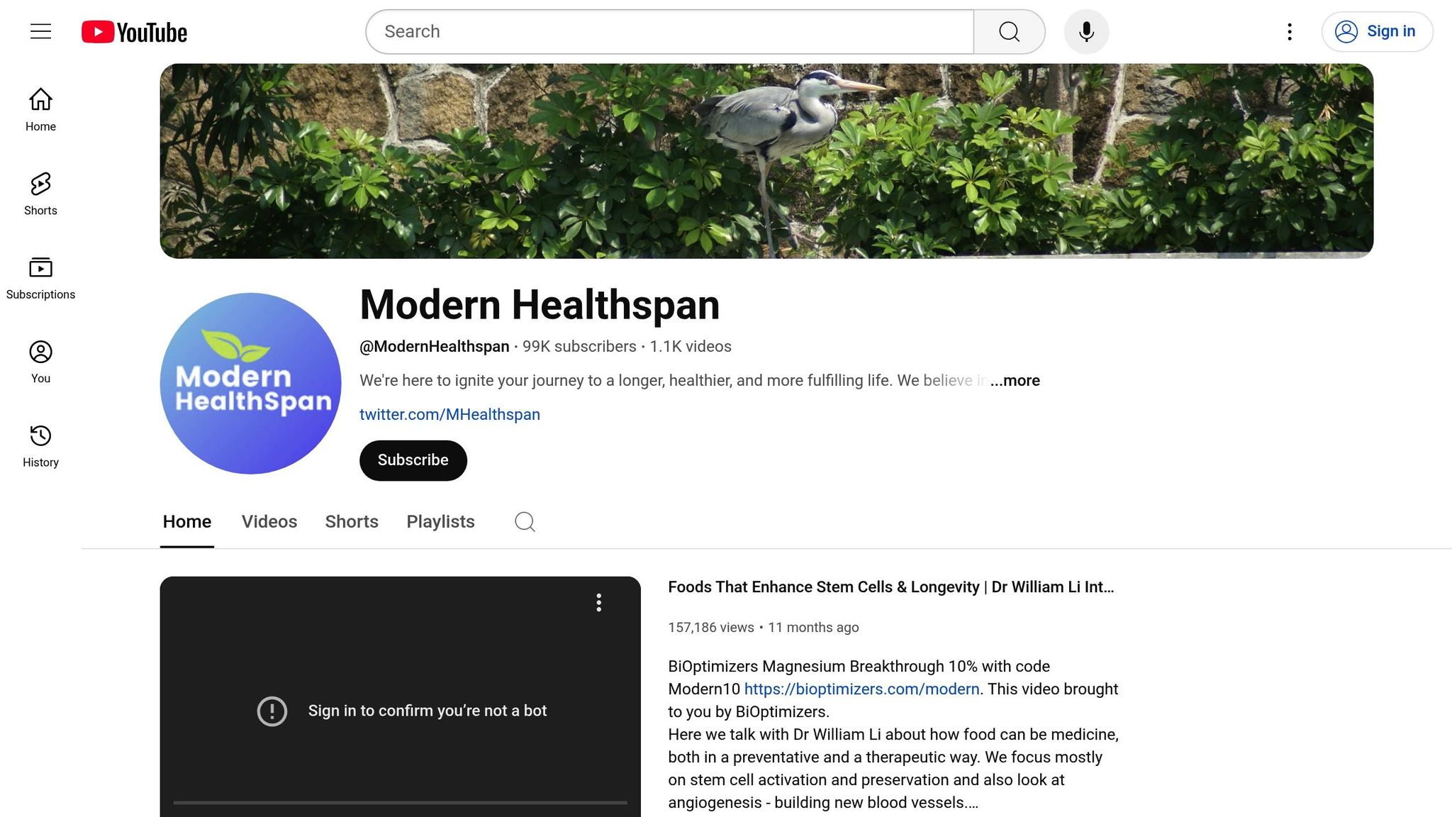Modern Healthspan