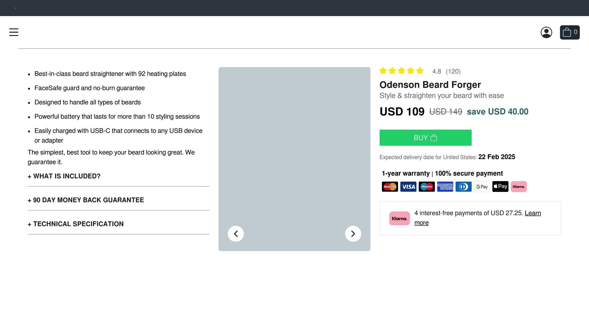 Odenson Beard Forger